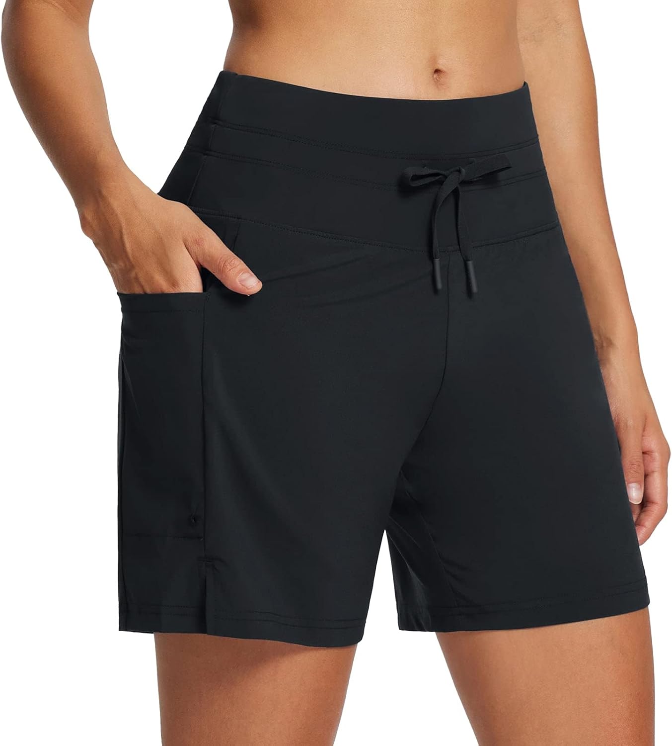 BALEAF Women's 5"/9" High Waisted Swim Board Shorts Quick Dry Swimsuits Bottoms...