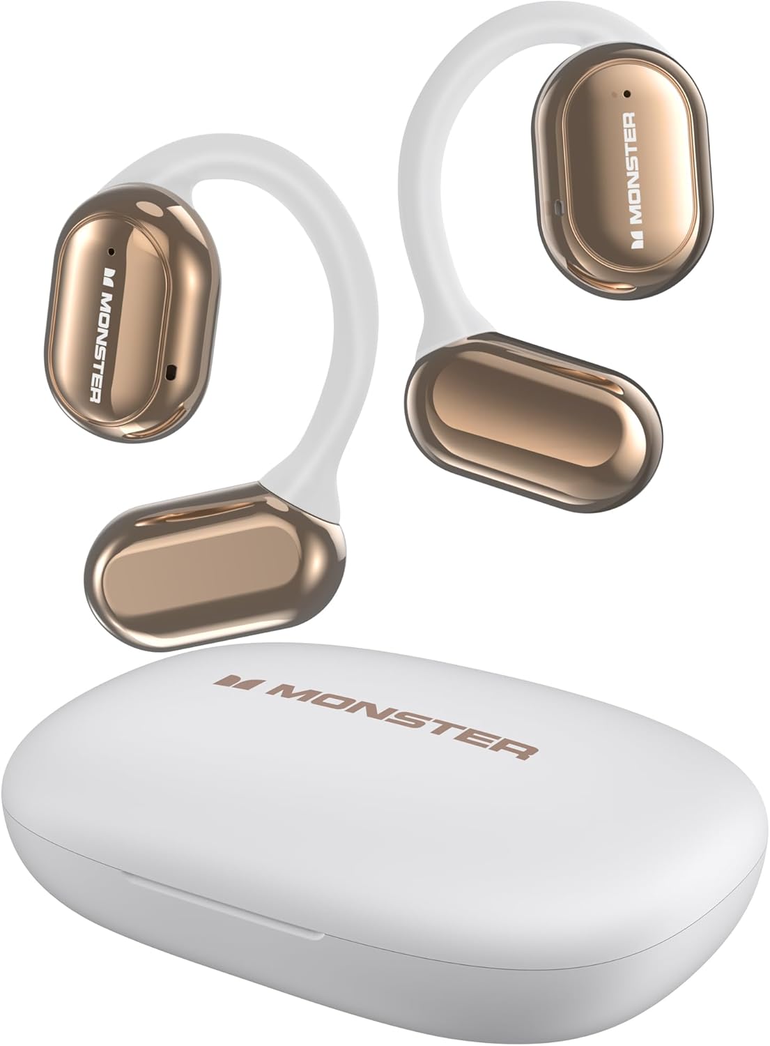 Monster Open Free AC100 Open Ear Headphones, Bluetooth 5.3 Wireless Headphones w...