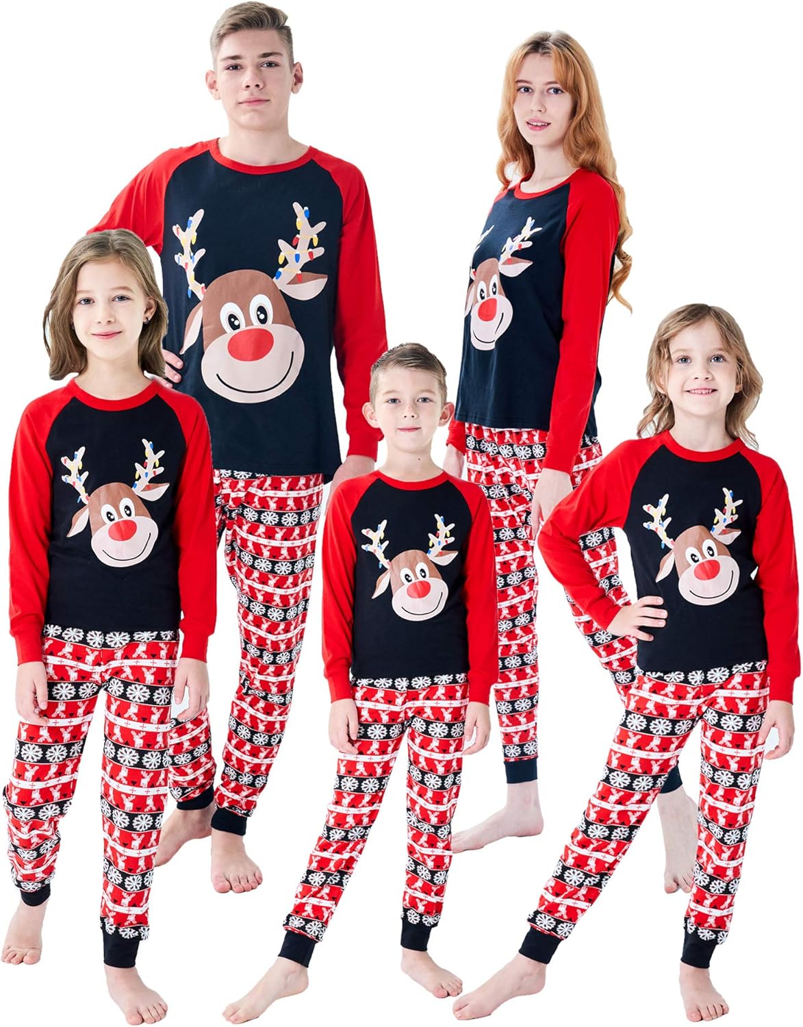 Dolphin&Fish Family Matching Christmas Pjs Christmas Boys Girls Holiday Pajamas...
