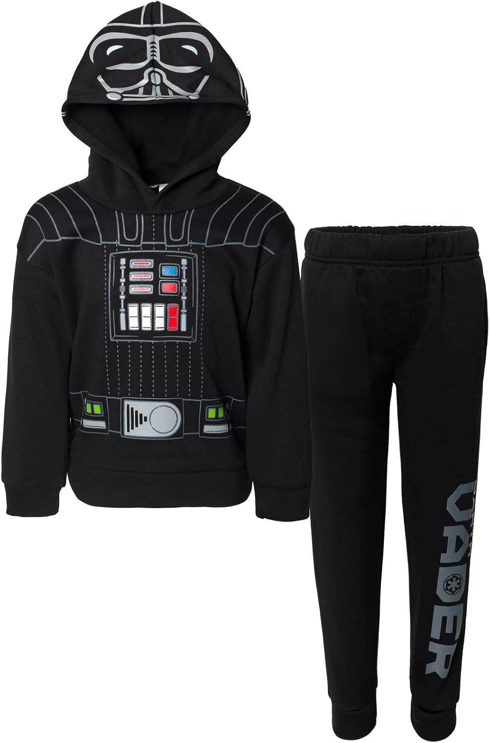 STAR WARS Darth Vader Boba Fett The Mandalorian Fleece Pullover Hoodie and Pants...