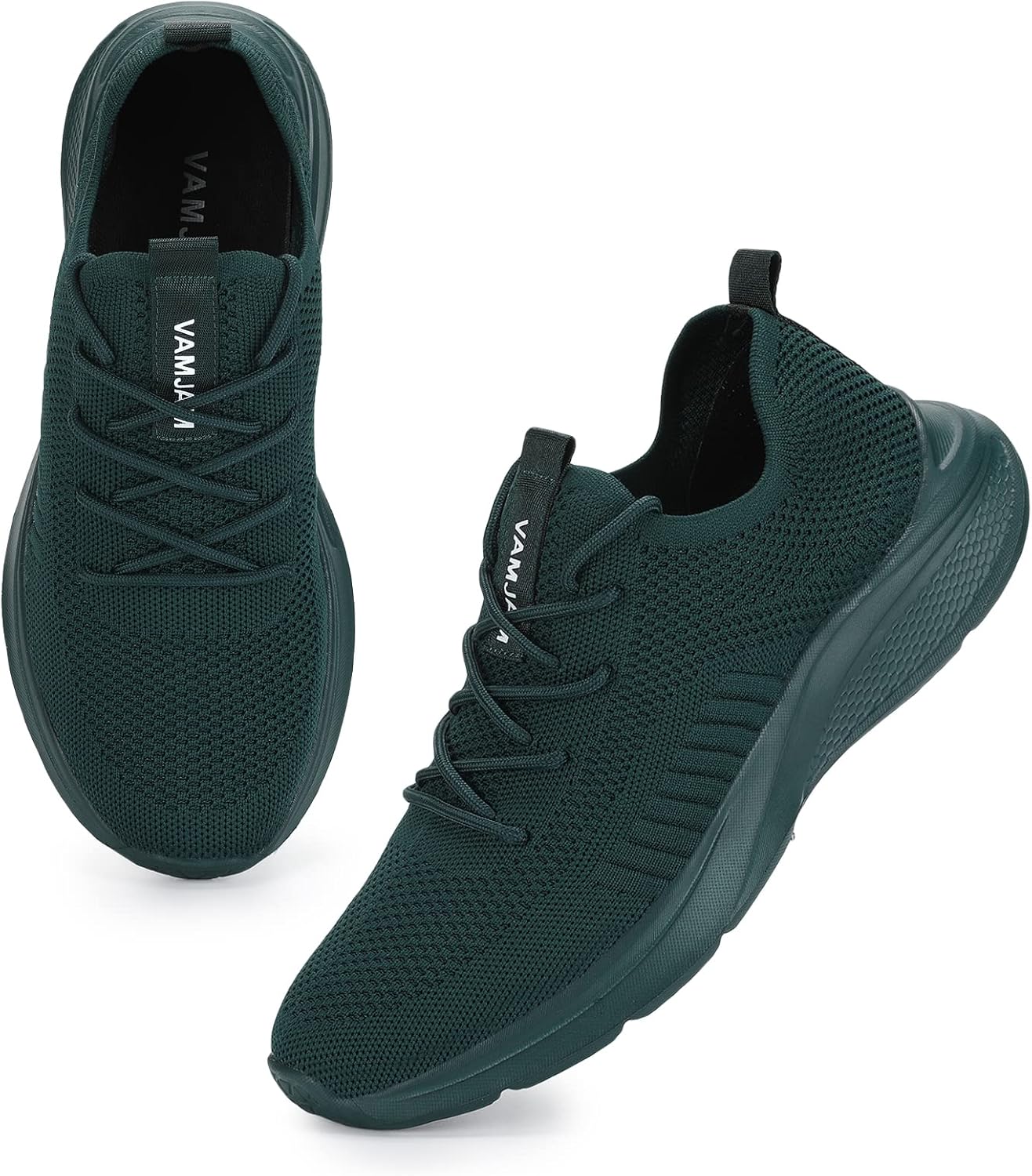 VAMJAM Men's Running Shoes Fashion Sneakers Lightweight Breathable Flying Knitti...