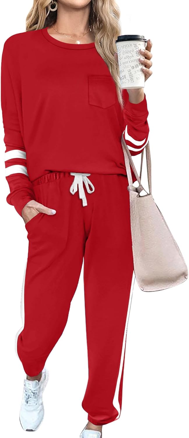 RUBZOOF Sweatsuits for Women Sets 2 Piece Outfits Casual Lounge Sets Two Piece S...