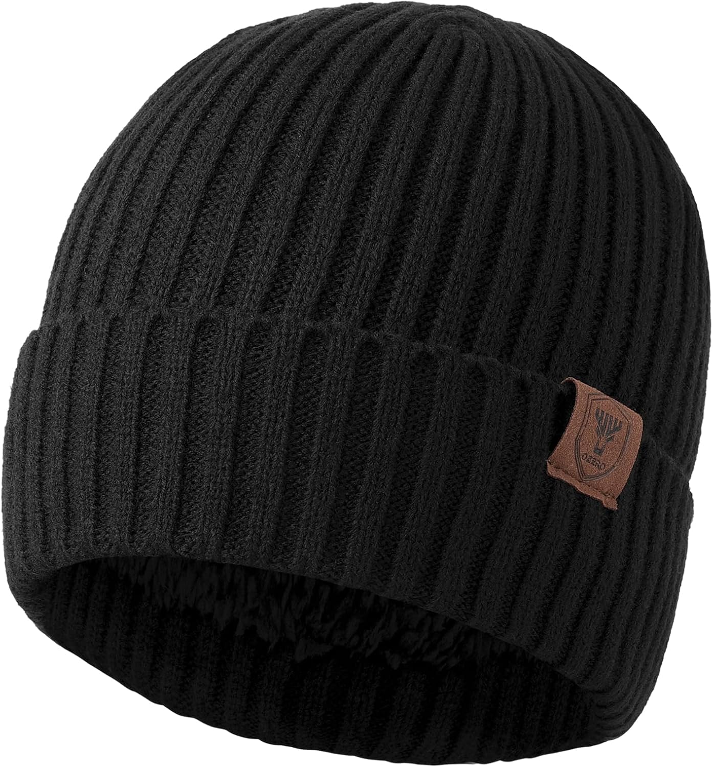 OZERO Winter Beanie Hat for Men and Women: Warm Knit Skull Hat with Thermal Thic...