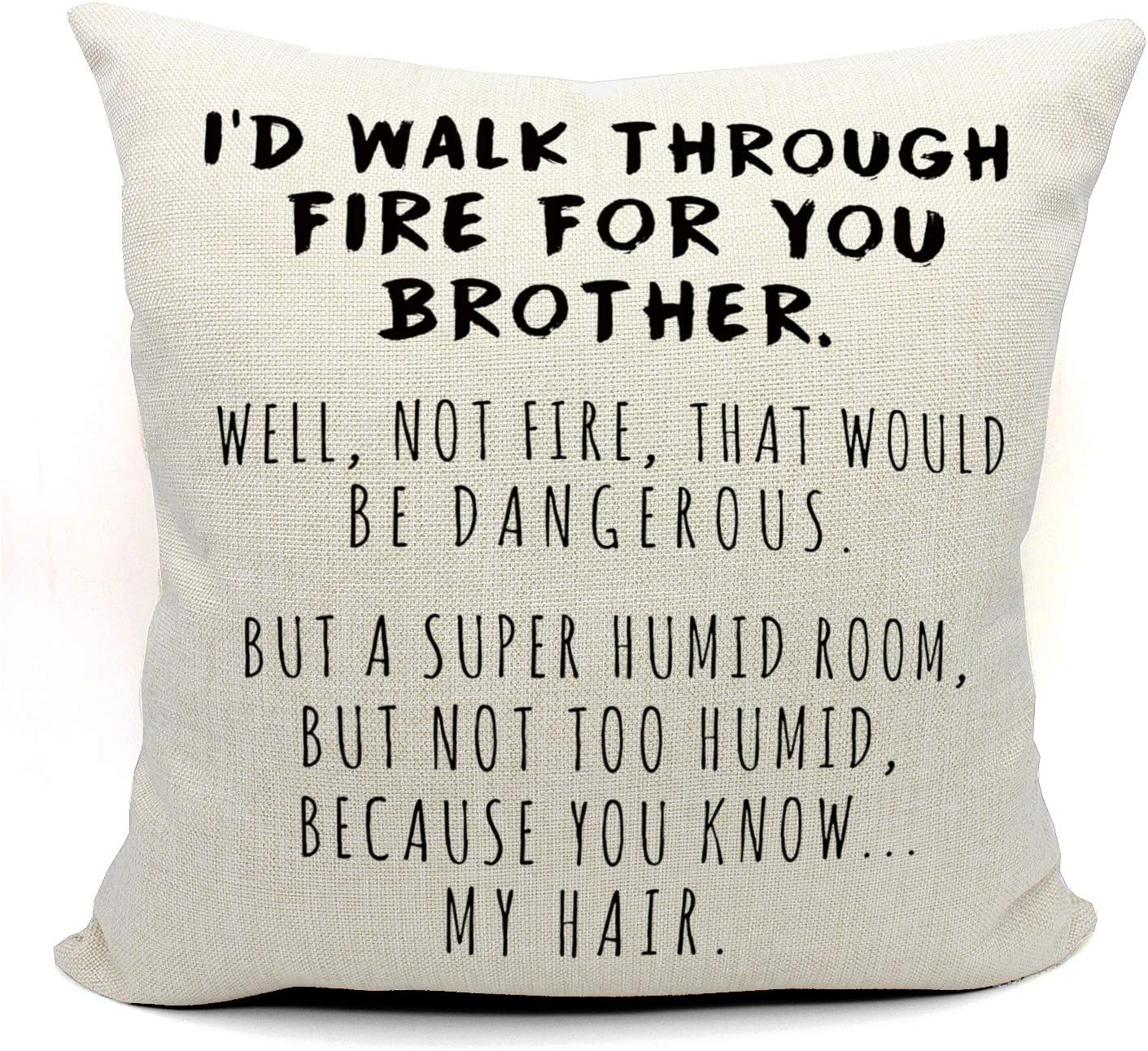 Mancheng-zi Gifts for Brother,Brother Pillow Covers 18x18,Brother Gifts from Sis...