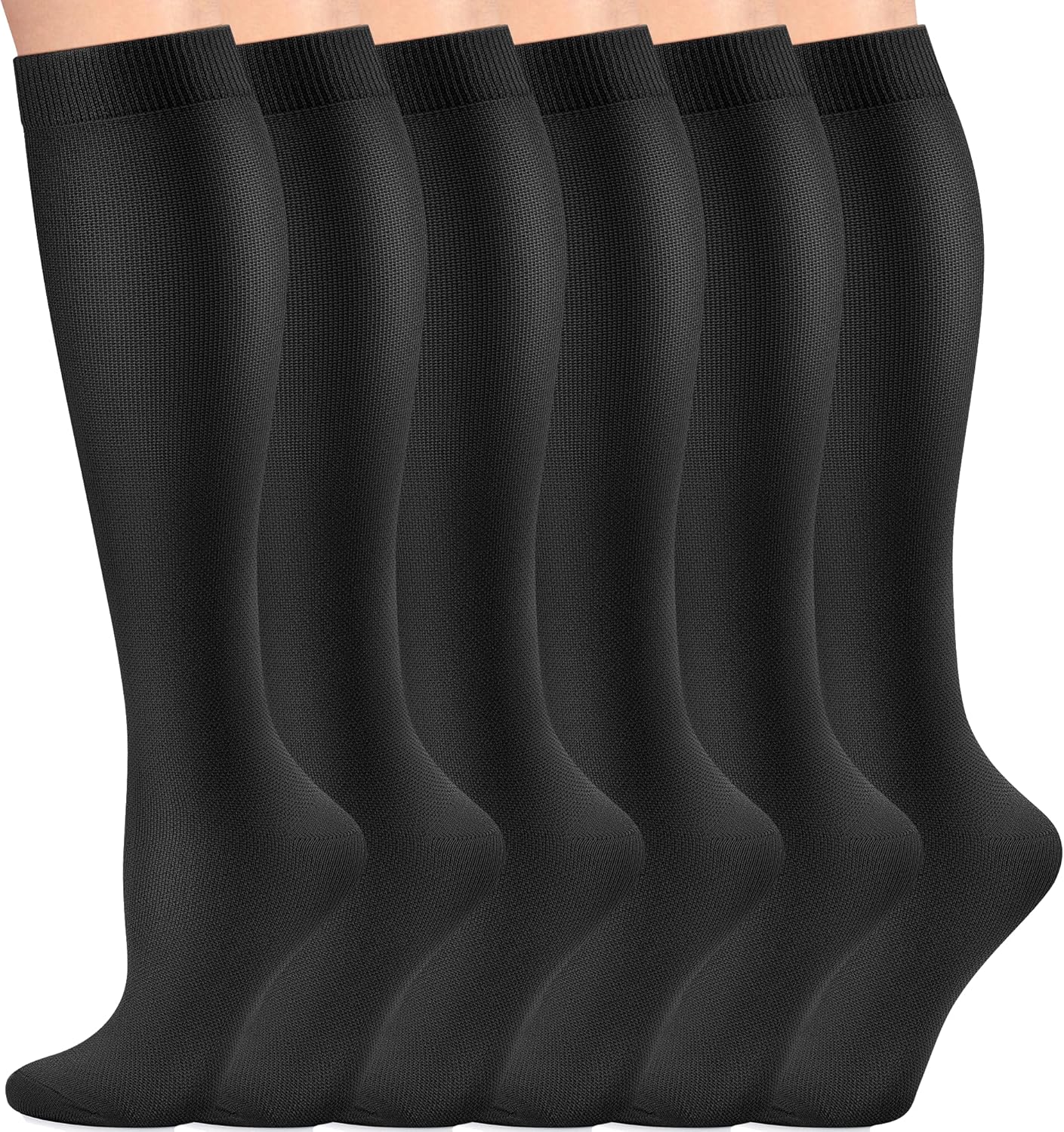 CAMBIVO Compression Socks for Men and Women (2/3/6 Pairs) 15-20 mmHg Graduated C...