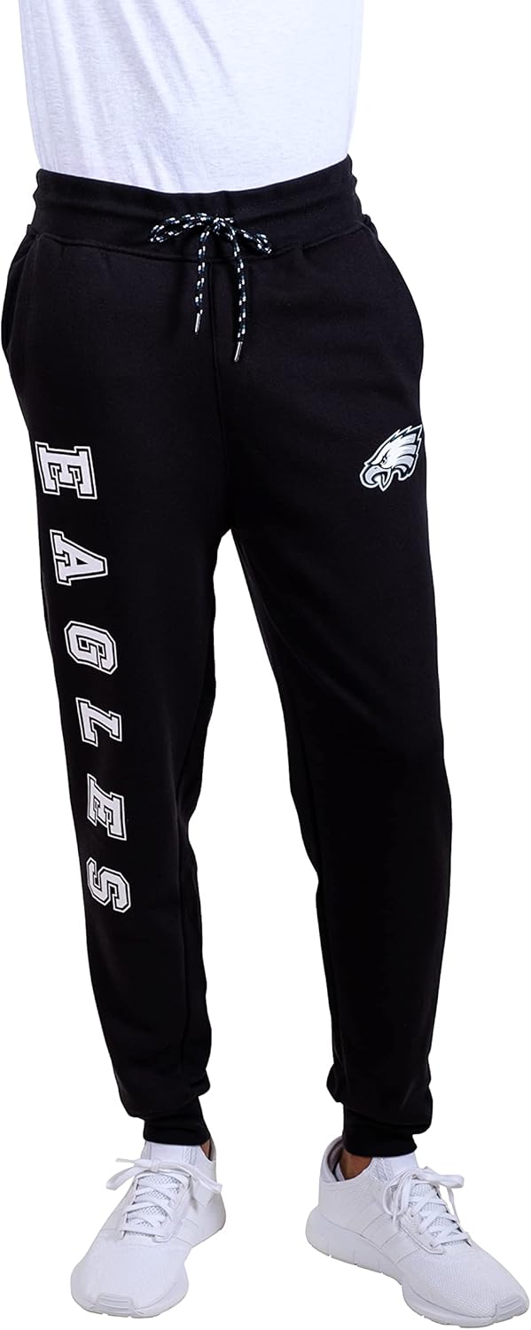 Ultra Game Adults NFL Official Active Super Soft Fleece Game Day Jogger Sweatpan...