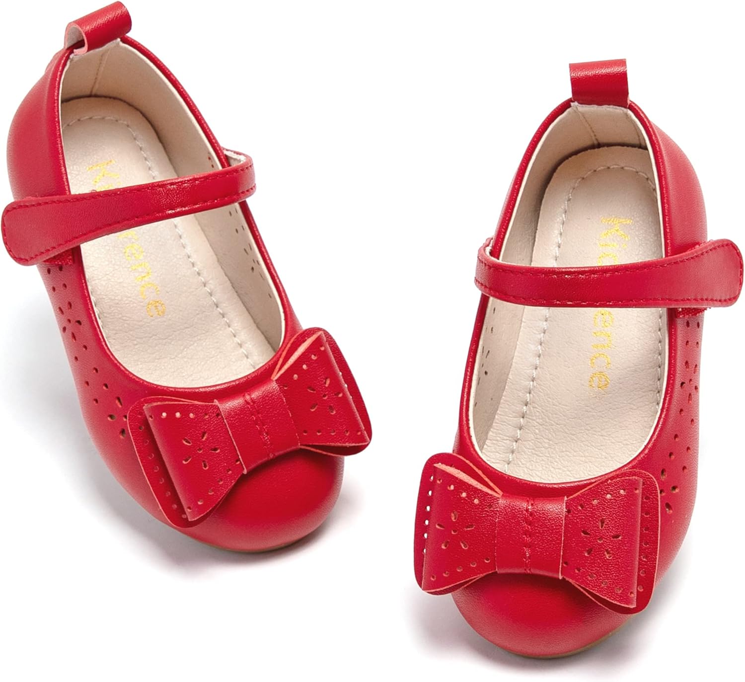 Kiderence Toddler Girls Dress Shoes Little Kids Mary Janes Ballet Flats Toddler...