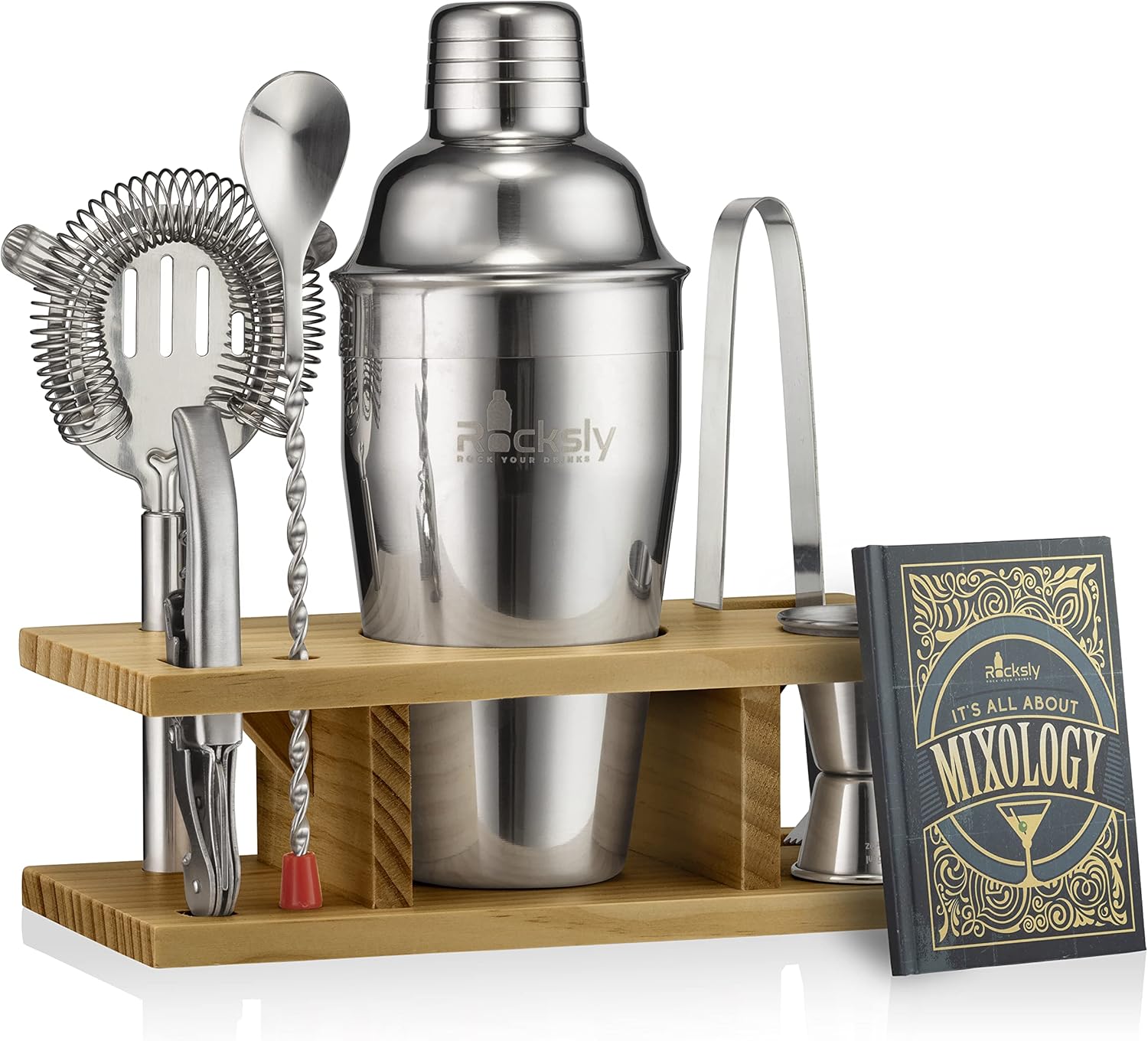 Mixology Bartender Kit and Cocktail Shaker Set for Drink Mixing | Mixology Set w...