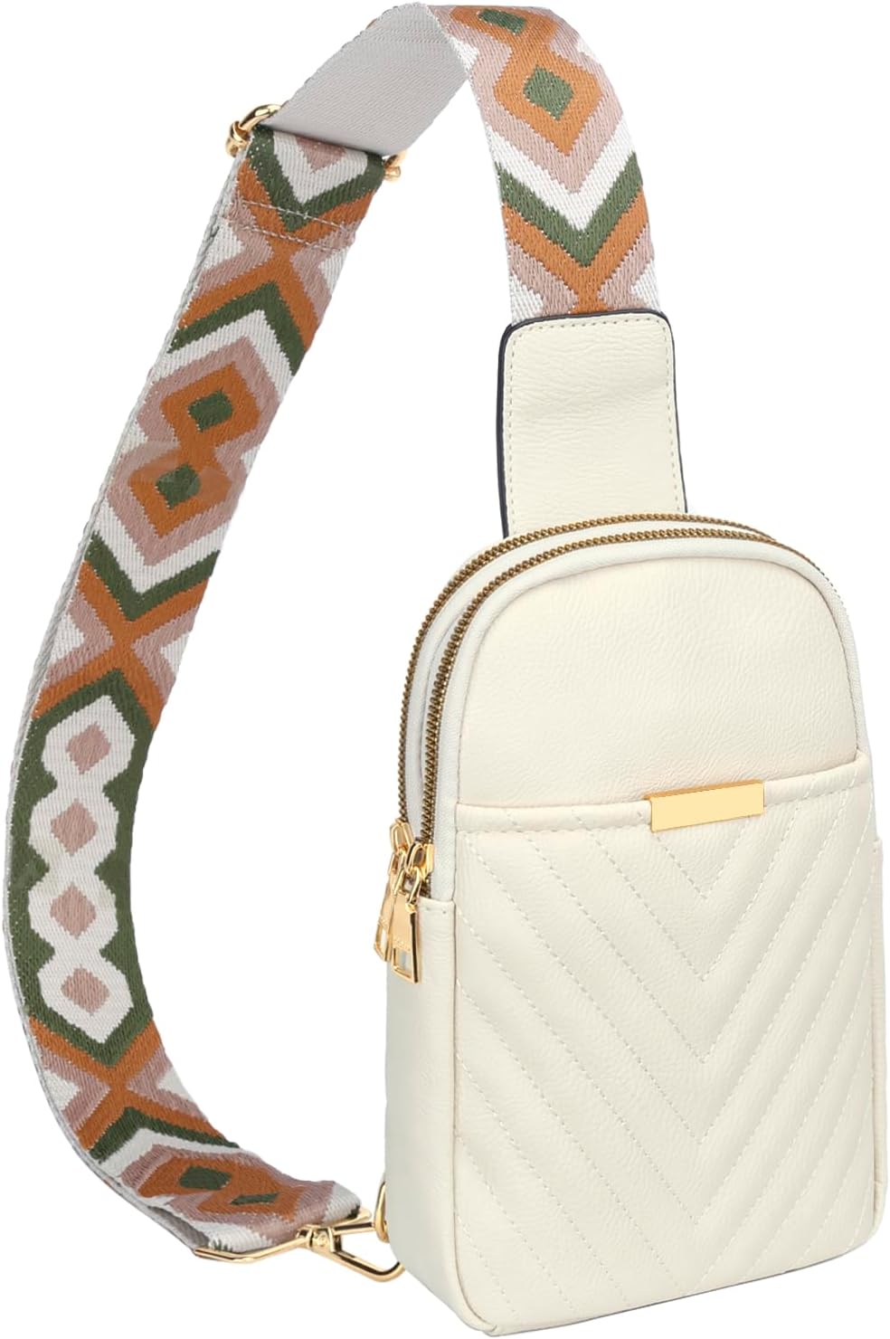 KKXIU Small Sling Bag for Women Crossbody Trendy Fanny Packs Vegan Leather Mini...