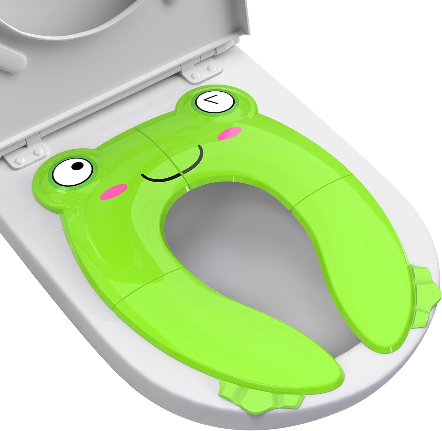 Maliton Potty Training Toilet Seat for Boys and Girls，Foldable Travel Toilet Se...