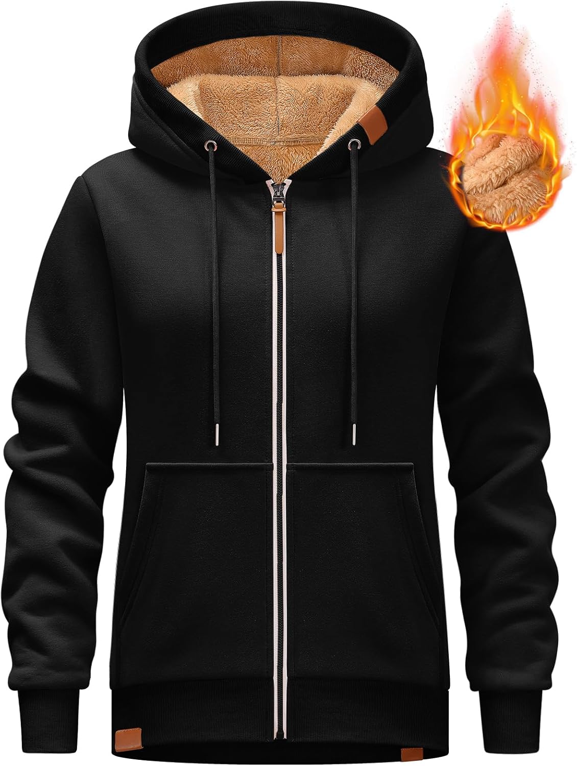 TOMEEK Hoodies for Women Winter Warm Sweatshirts Fleece Jacket Zip up Snuggle Ho...