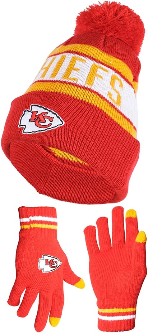 Ultra Game Adults Unisex NFL Official Super Soft Winter Beanie Knit Hat With Ext...