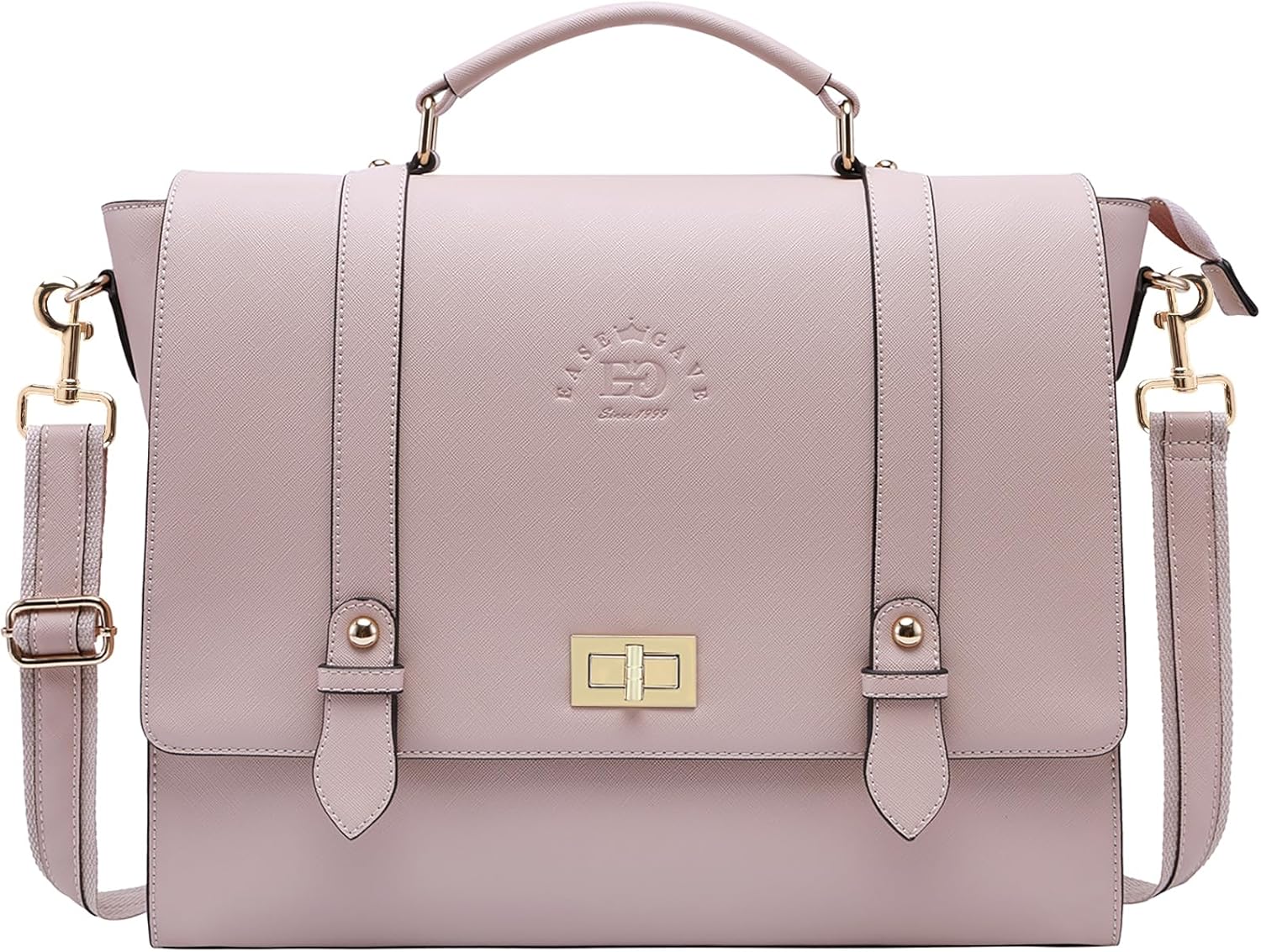 EaseGave Women's Briefcase, 15.6 Inch Laptop Tote Bag, Durable, with Detachable...