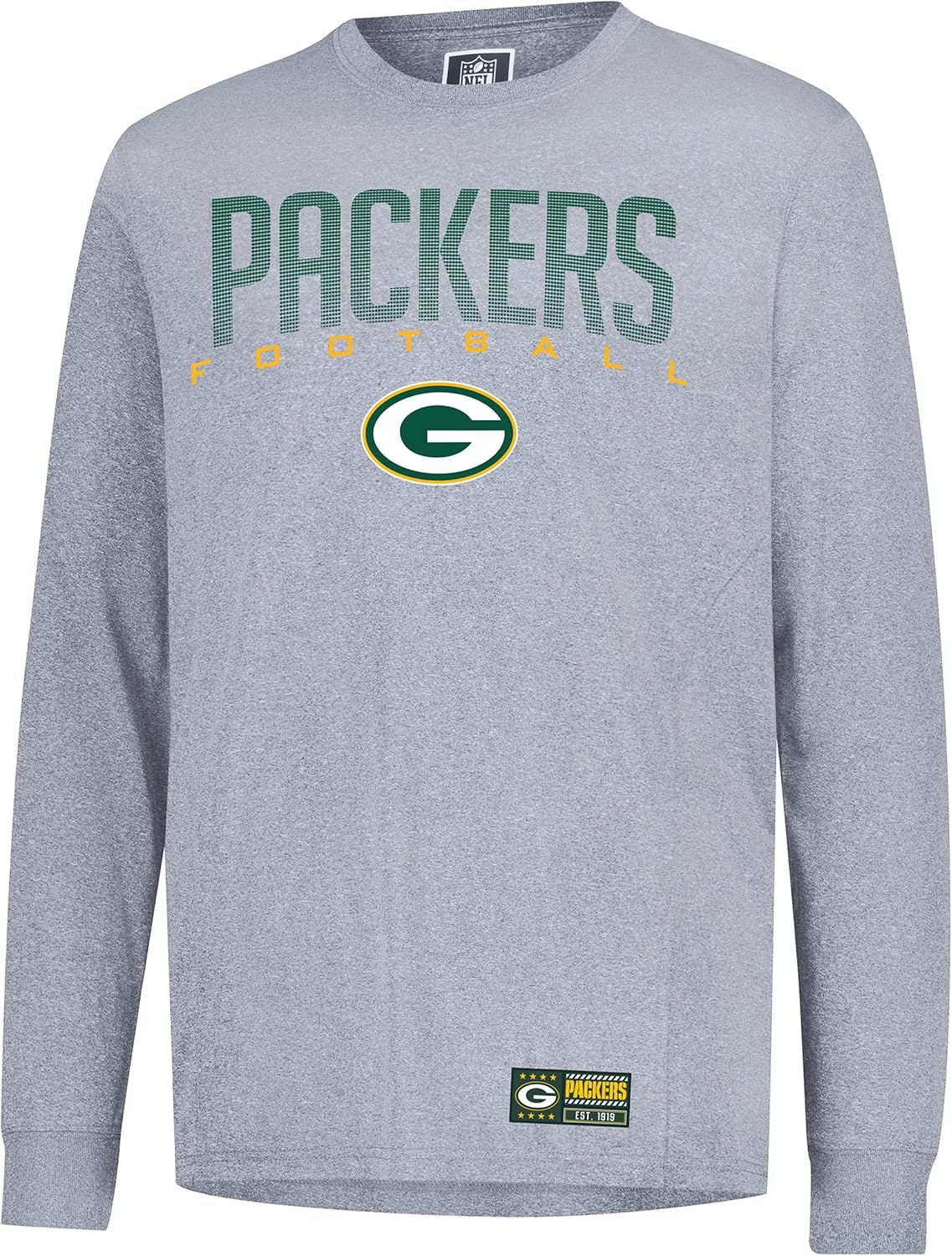 Ultra Game Men's NFL Official Super Soft Game Day Long Sleeve T-Shirt Green Bay...