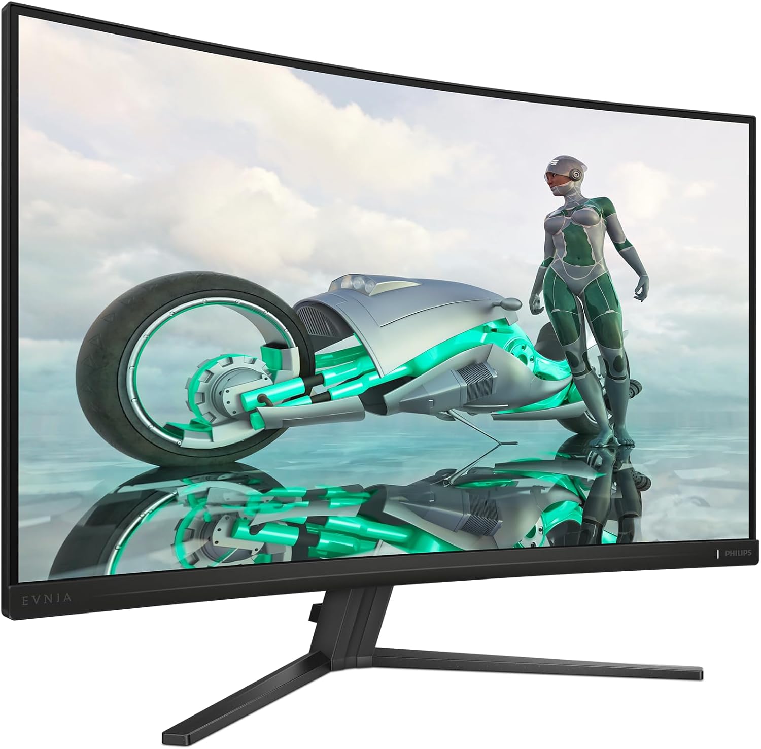 PHILIPS Evnia 32M2C3500L - 31.5 inch QHD Curved Gaming Monitor, 180 Hz, 0.5 ms,...