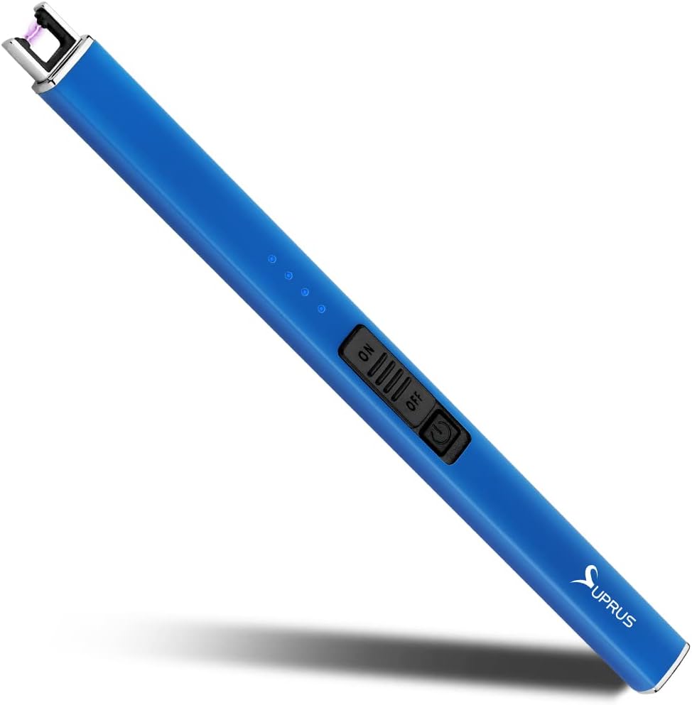 SUPRUS Fluorescent Lighter Glows in The Dark Electric Lighter Candle Lighter Rec...