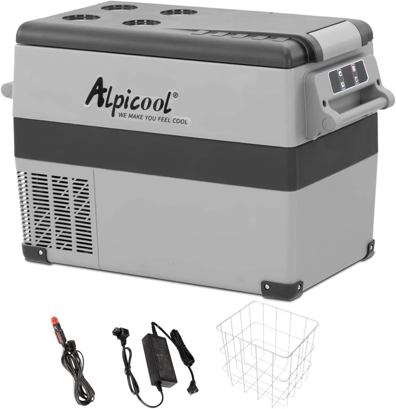 Alpicool CF45 Portable Fridge Freezer,12 Volt Car Refrigerator, 42 Quart (40 Lit...