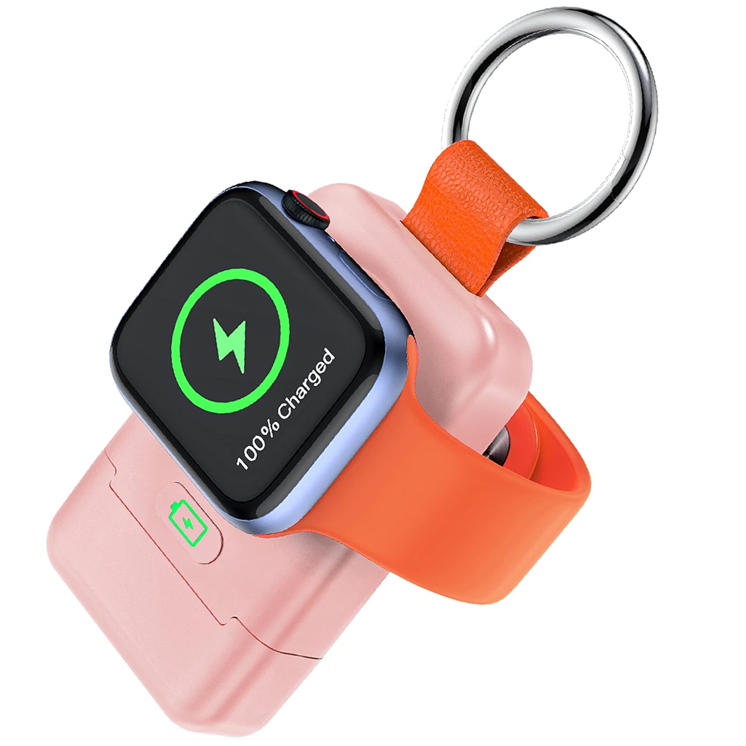 Portable Wireless Charger for Apple Watch,HUOTO iWatch Charger 1400mAh Smart Key...