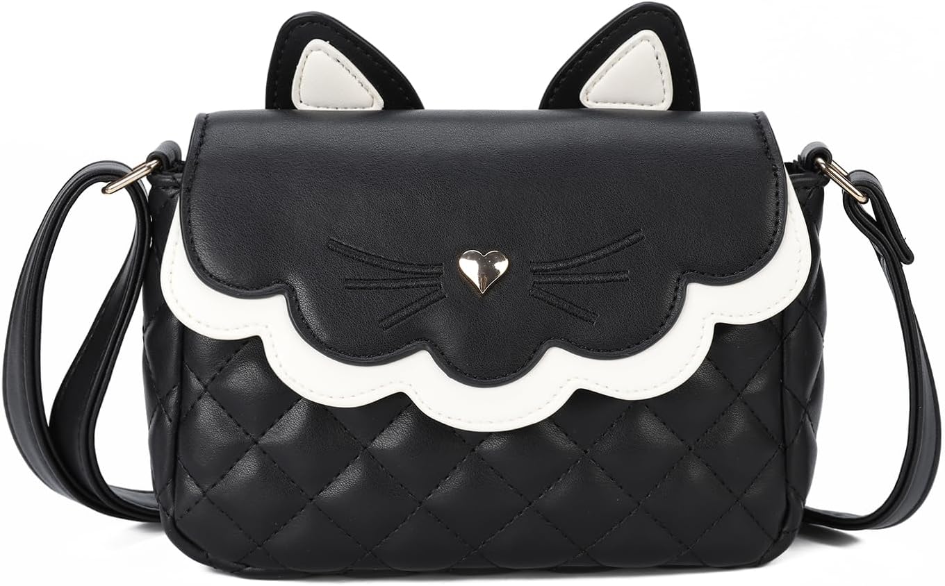 Gladdon Teen Girls Crossbody Bag Little Cute Cat Wallet for Girl Christmas Gifts...