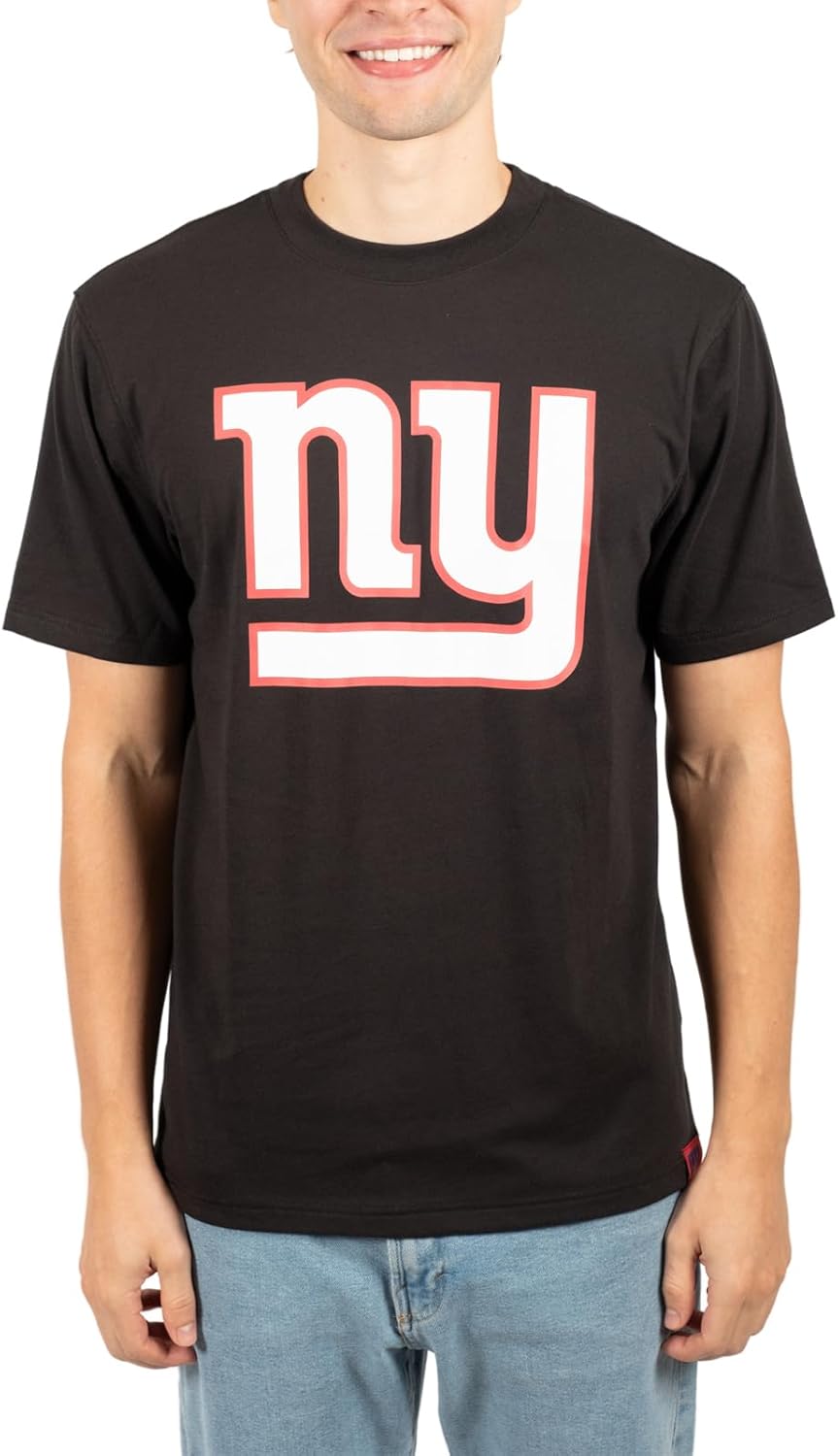 Ultra Game NFL Men’s Super Soft Supreme Logo T-Shirt (Sizes S - 3XL) New York Gi...