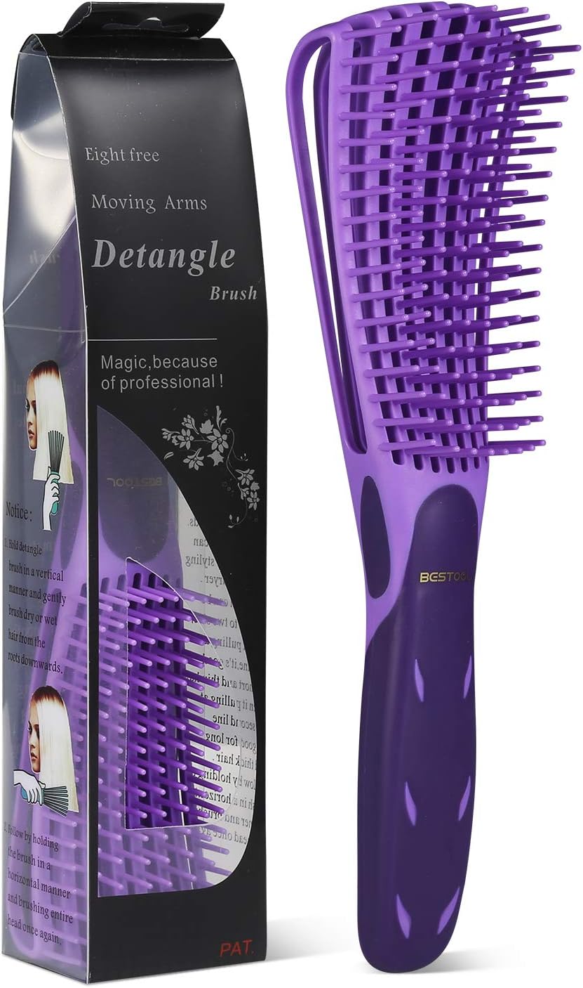 BESTOOL Detangle Hair Brush, Detangling Brush for Black Natural Hair Curly Hair...