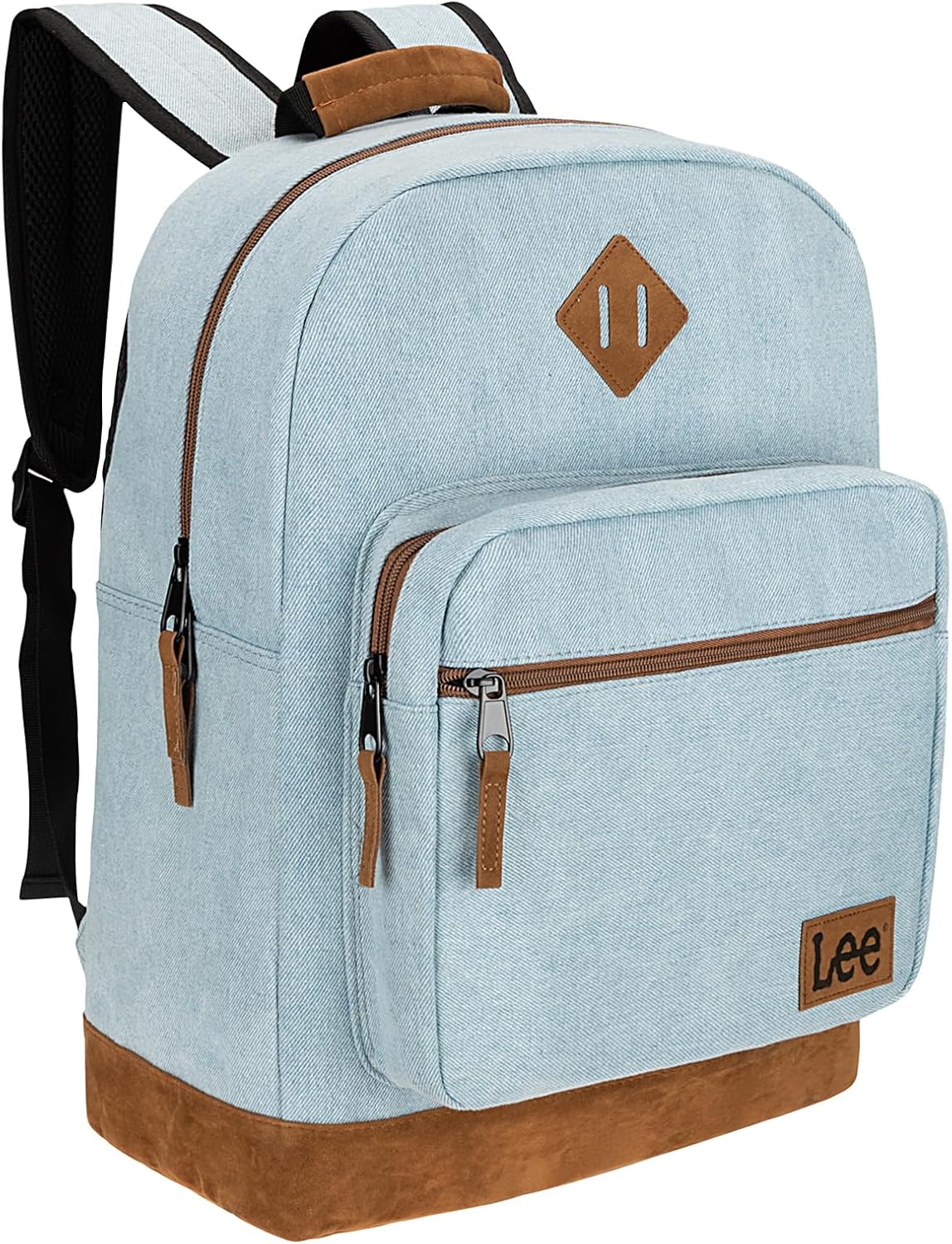 Lee Authentic Jeans Company Study Backpack for Class, Padded Laptop Sleeve Fits...