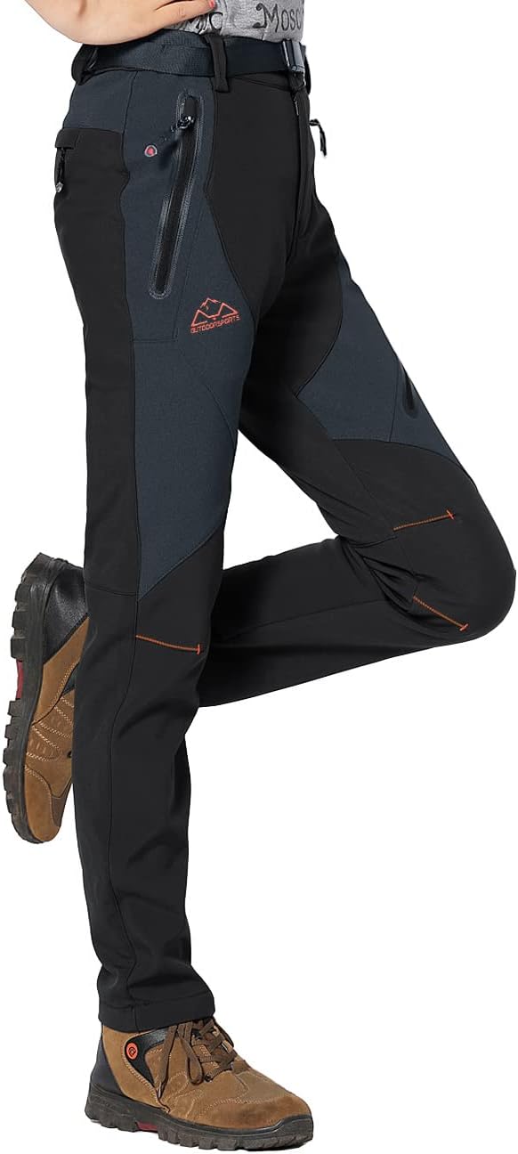 Rdruko Womens Waterproof Fleece Lined Trousers Winter Outdoor Ski Hiking Trouser...