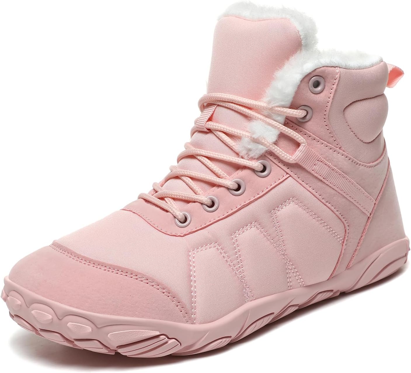 Mens Womens Snow Boots Winter Barefoot Shoes Warm Fur Lined Short Ankle Booties...