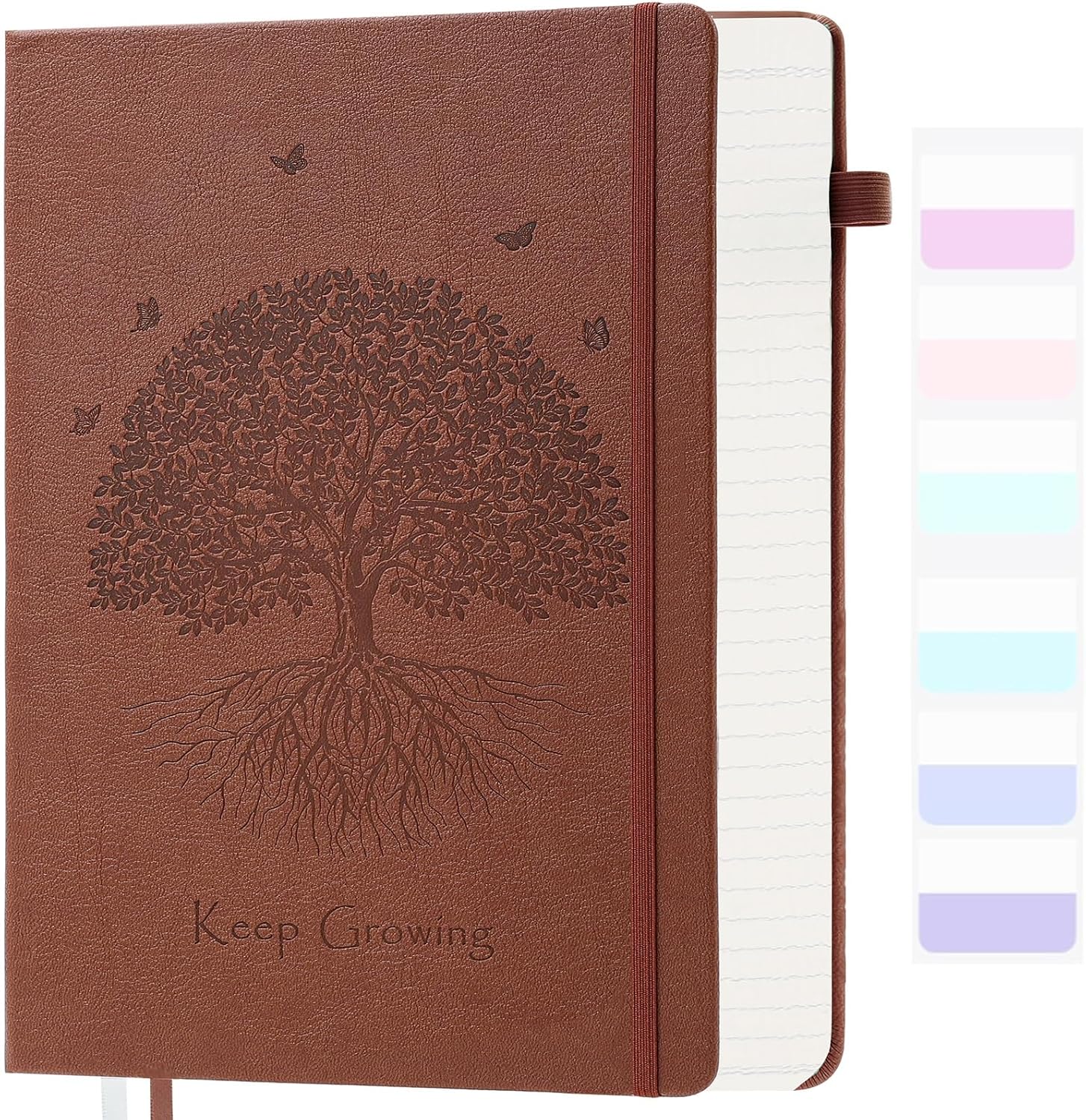 Leather Journal, 8.5" x 11" Hardcover College Ruled Notebook Journal for Women M...