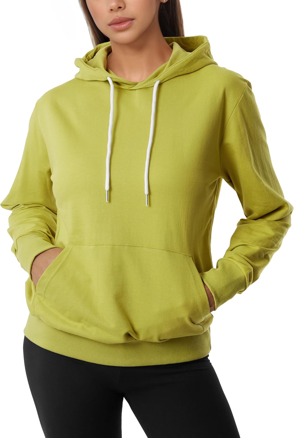 GIVON Women's Essential Pullover Hoodie Thin Lightweight Long Sleeve Comfort Swe...