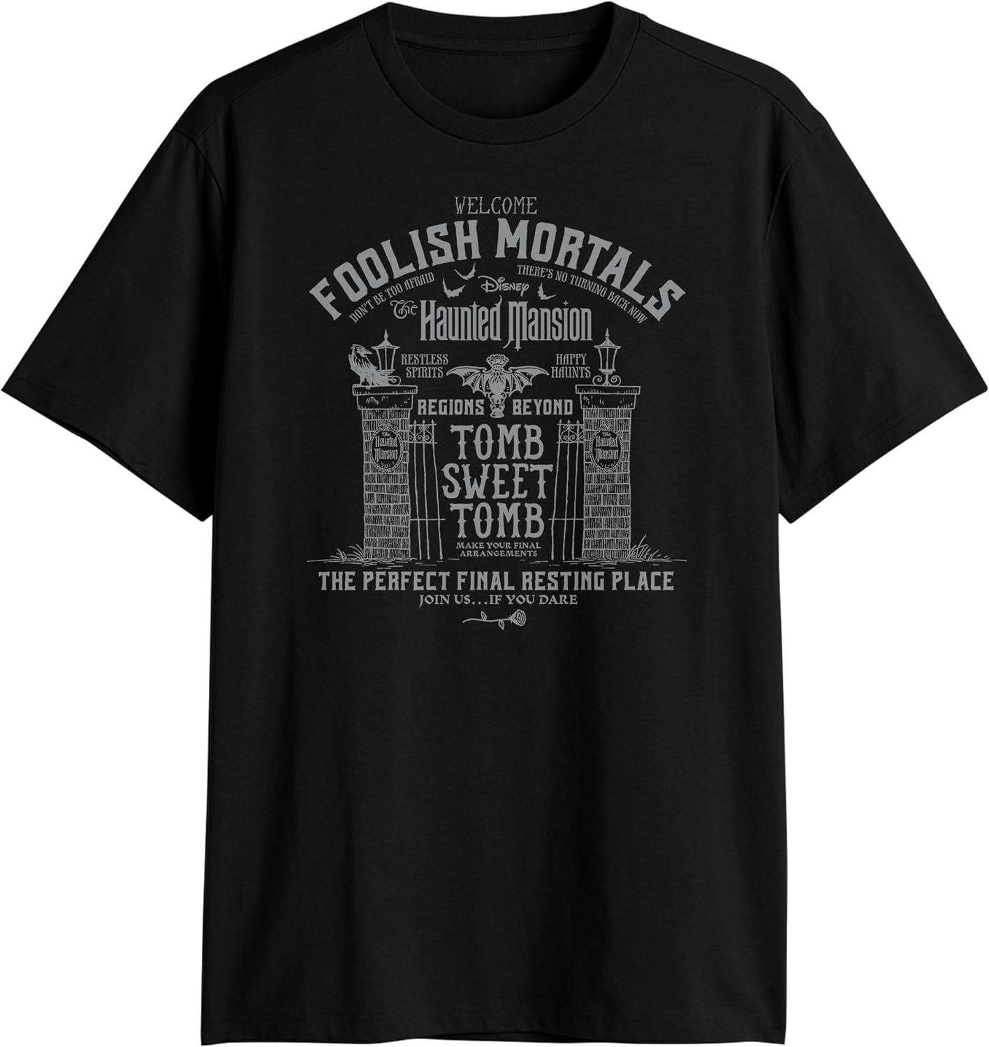 Disney Haunted Mansion Tomb Sweet Tomb T-Shirt Black XX-Large
