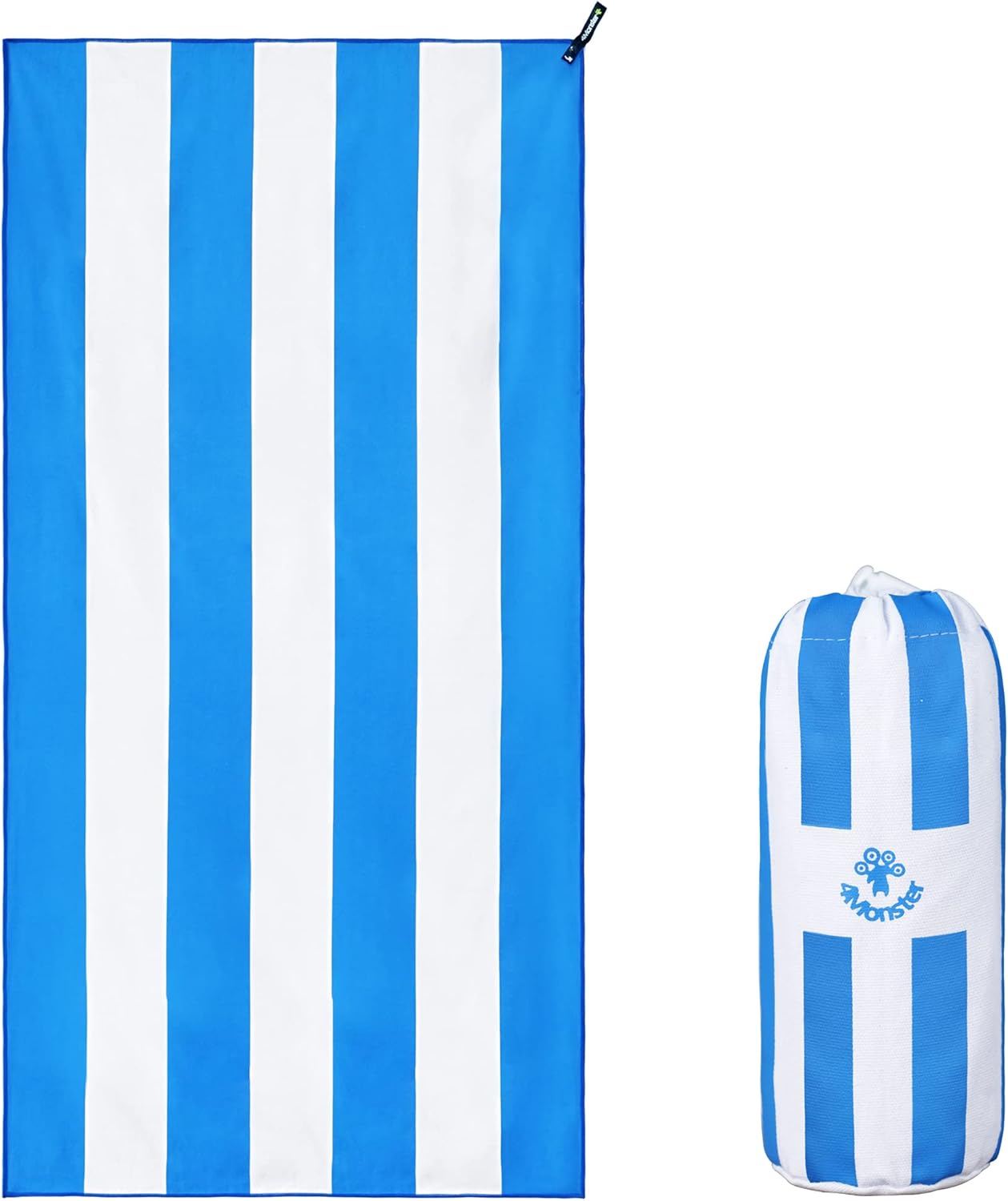 4Monster Microfiber Beach Towel Quick Dry,Super Absorbent Lightweight Travel Tow...