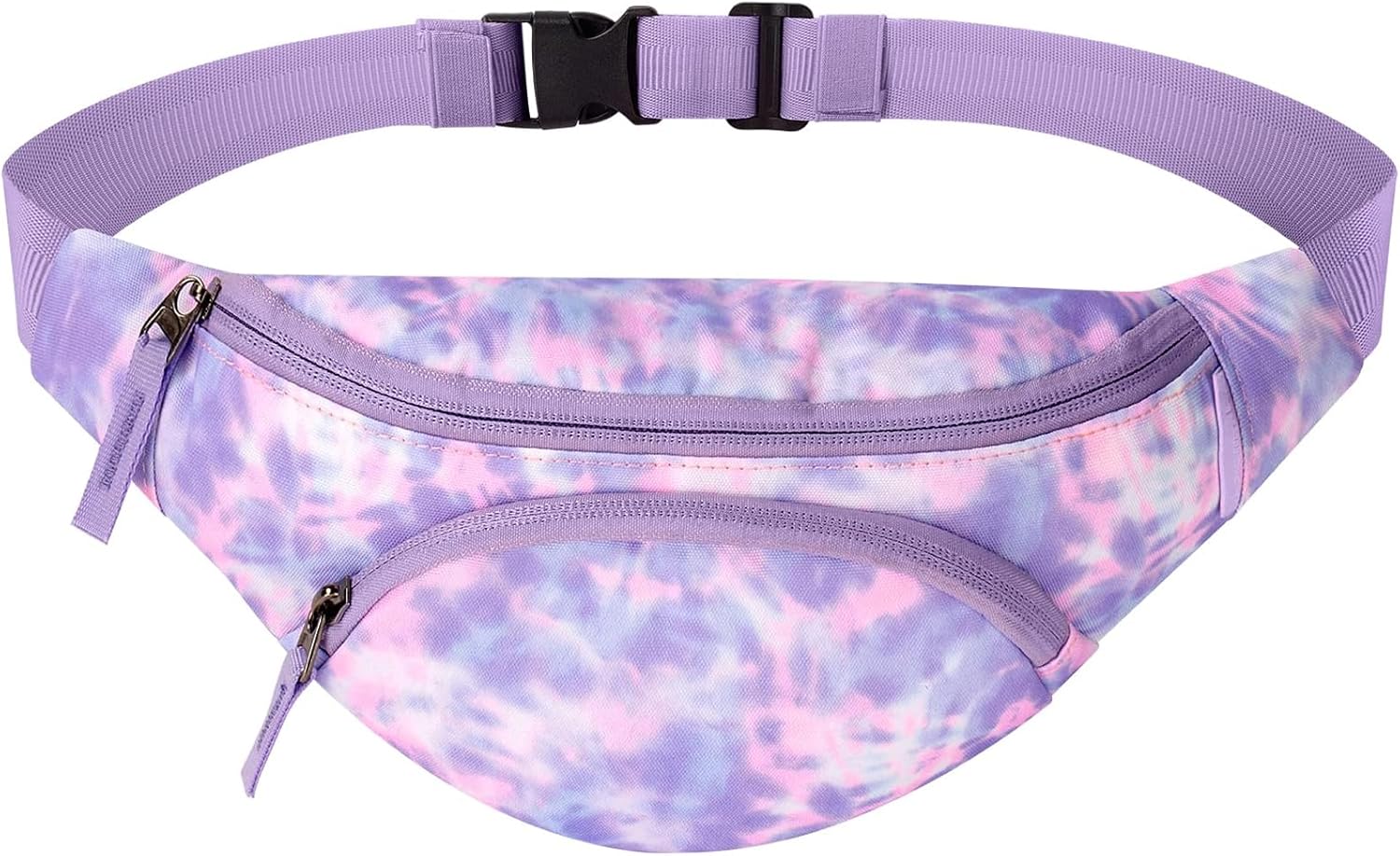 Choco Mocha Small Fanny Pack for Girls 3-12 Tie Dye-Purple