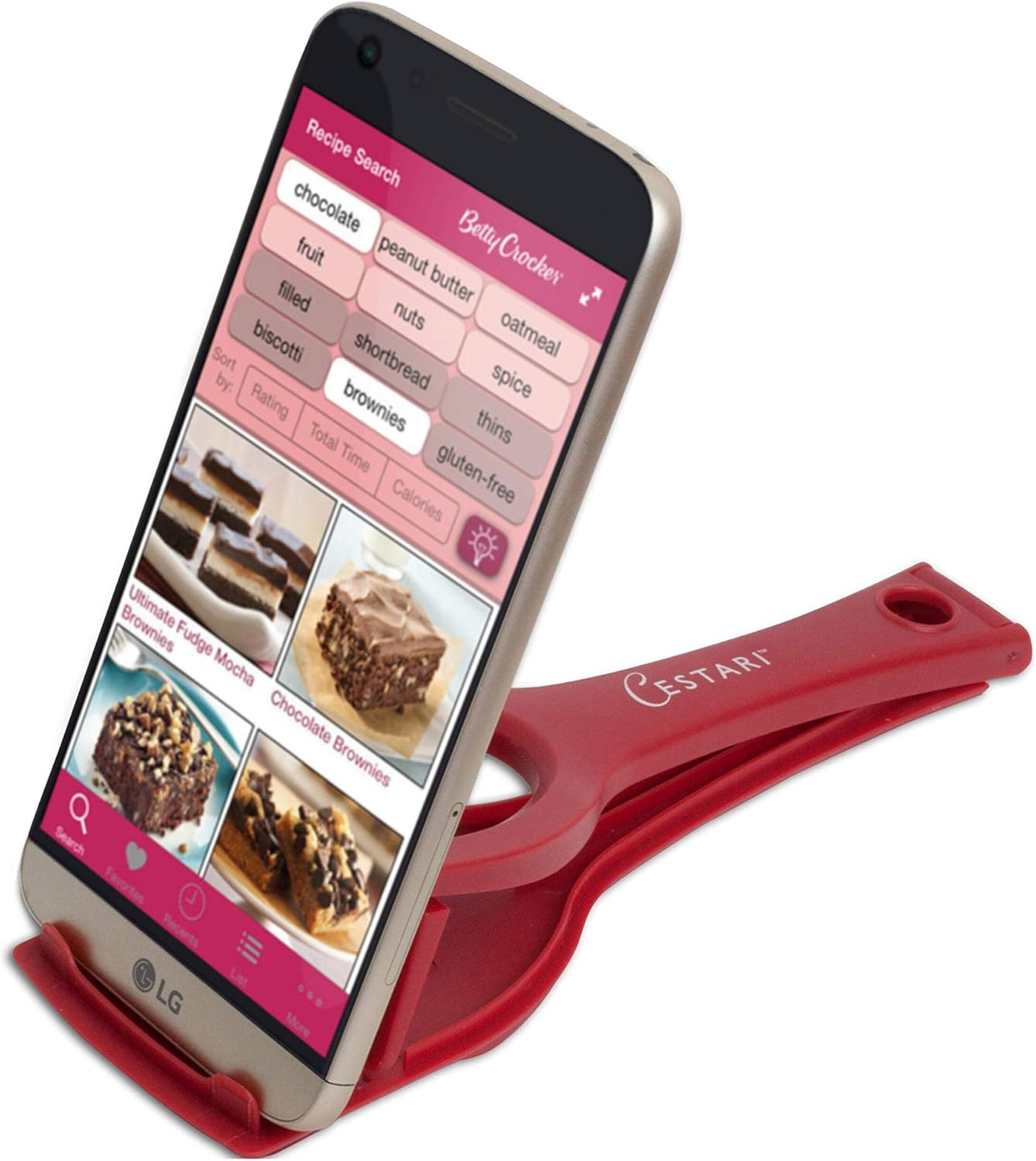 Cestari Recipe Holder Stand for Smartphones and Tablets, Keep Your Phone, Kindle...