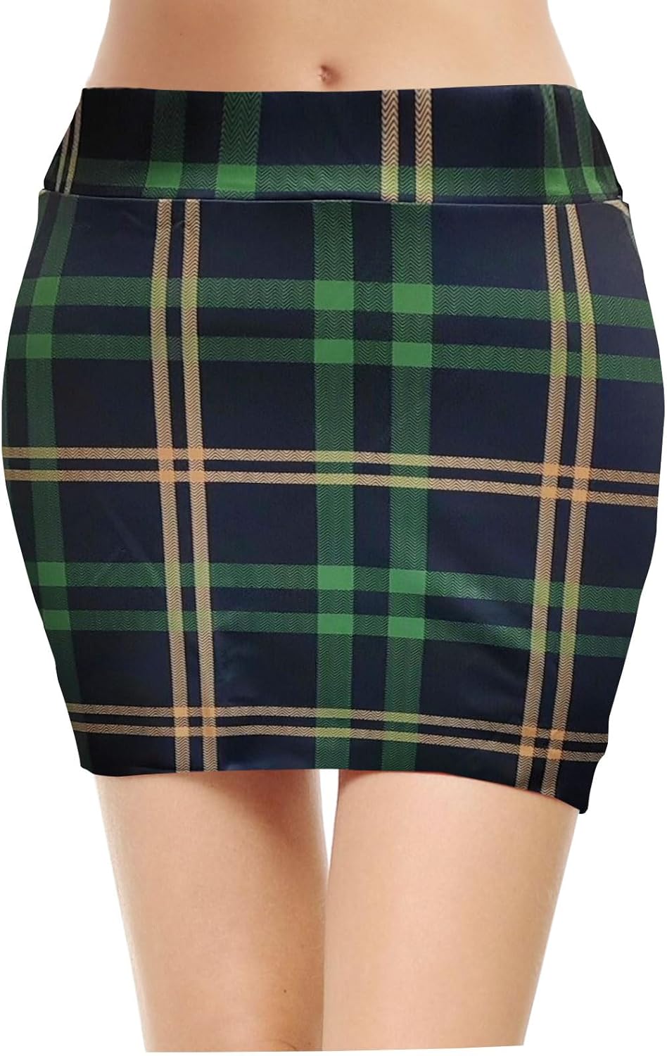 Topdress Women's Bodycon Mini Club Skirts Basic Elastic High Waisted Stretch Pen...