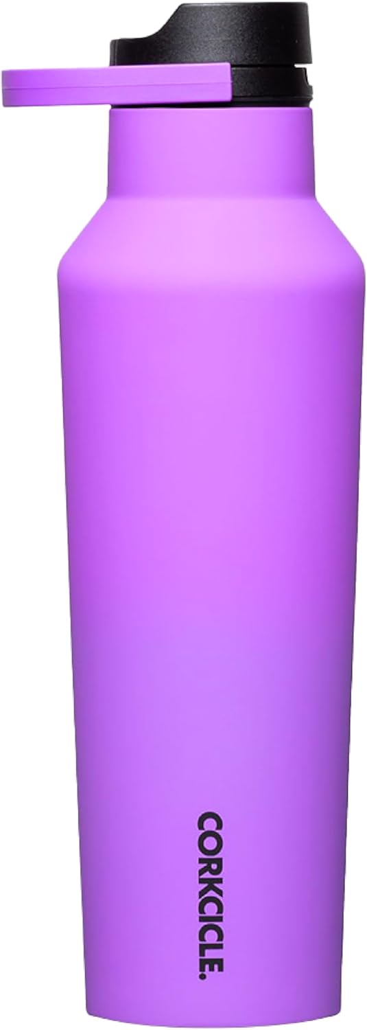 Corkcicle Sport Canteen Insulated Tumbler, Varsity Purple, 20 oz – Reusable Wate...