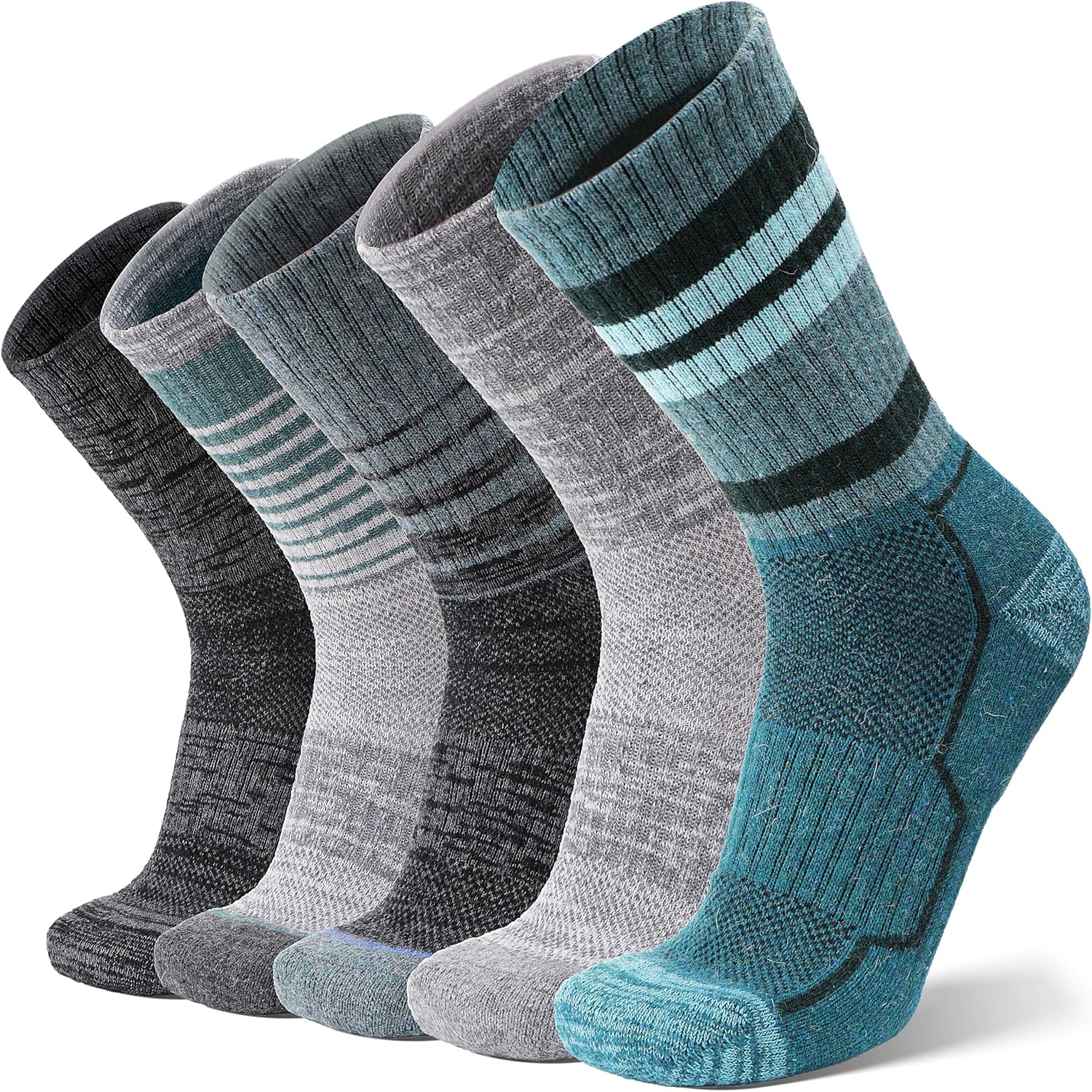 ANTSANG Unisex Merino Wool Hiking Walking Socks for Men Thermal Warm Winter Thic...