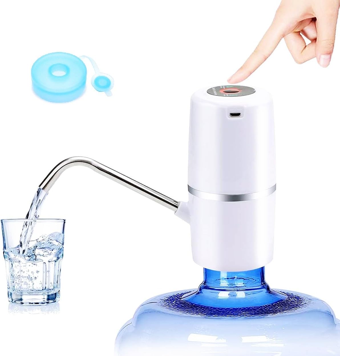 Myvision 5 Gallon Water Bottle Pump Water Bottle Dispenser USB Charging Electric...
