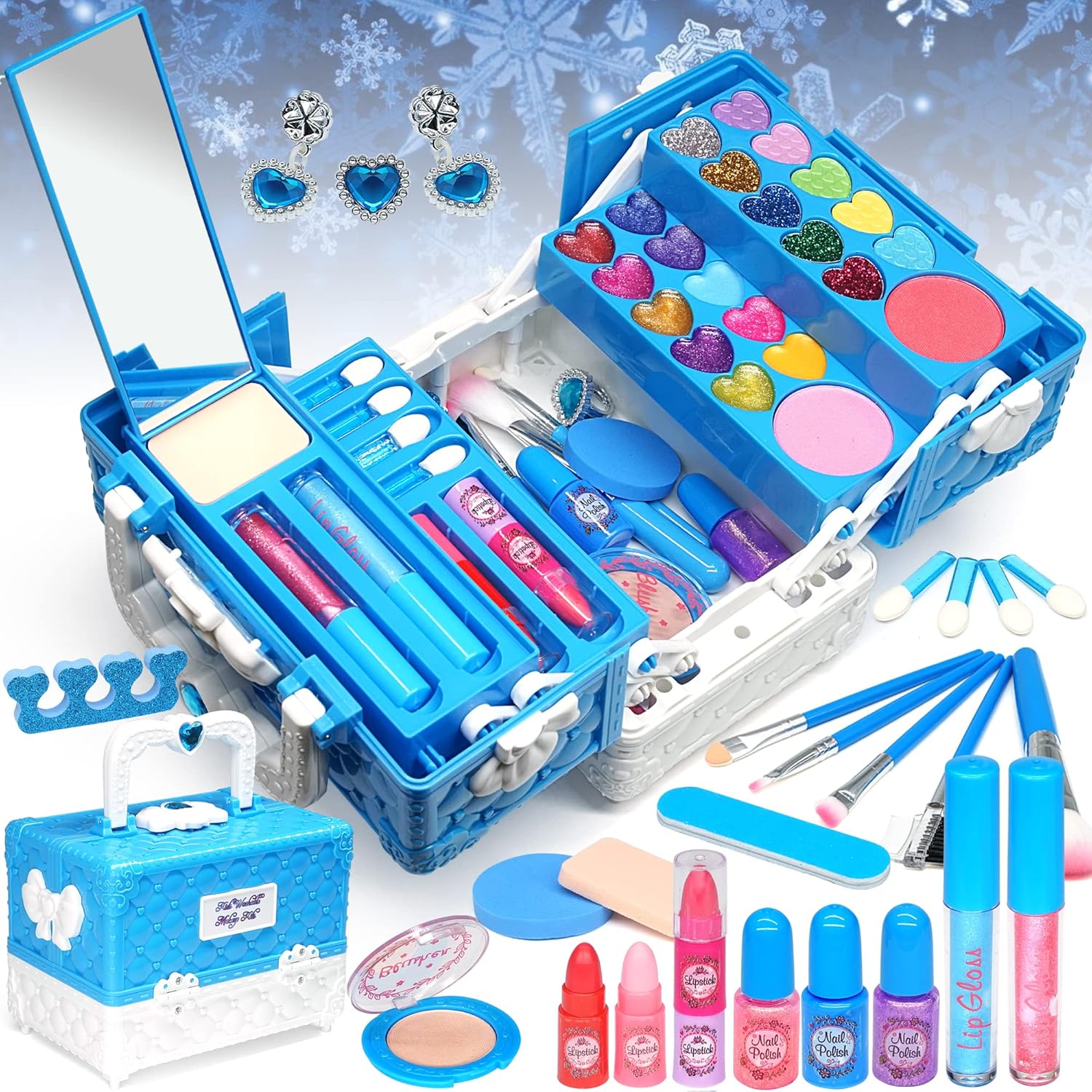 Kids Makeup Sets for Girls - Childrens make up Set for Toddlers, Princess Beauty...
