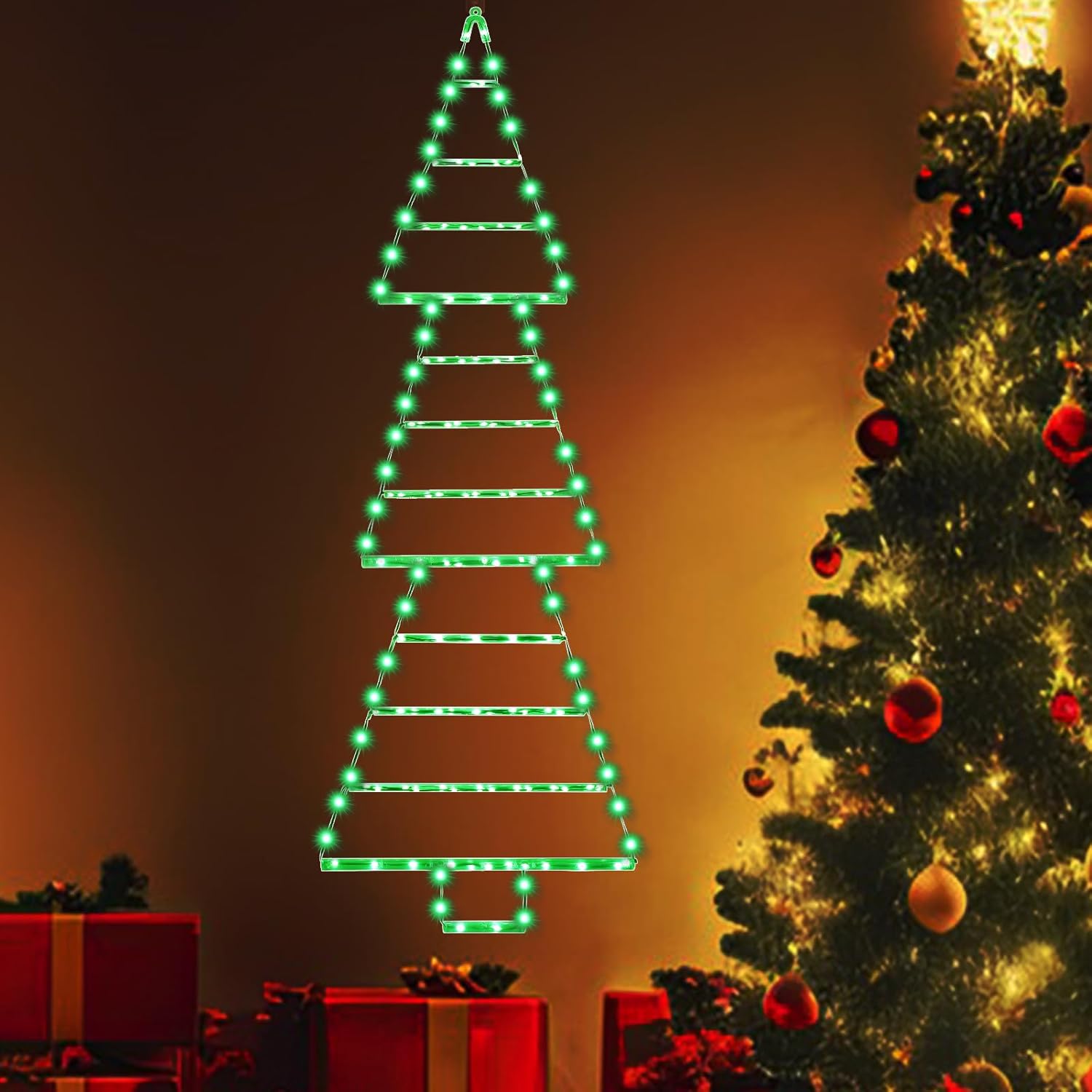 MUYUN (2023 New) Christmas Decorations LED Christmas Light 4.3ft Christmas Ladde...