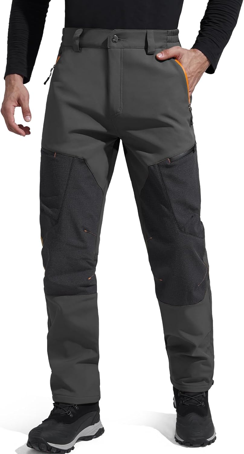 FREE SOLDIER Waterproof Mens Ski Pants Hiking Outdoor Snowboard Snow Pants with...