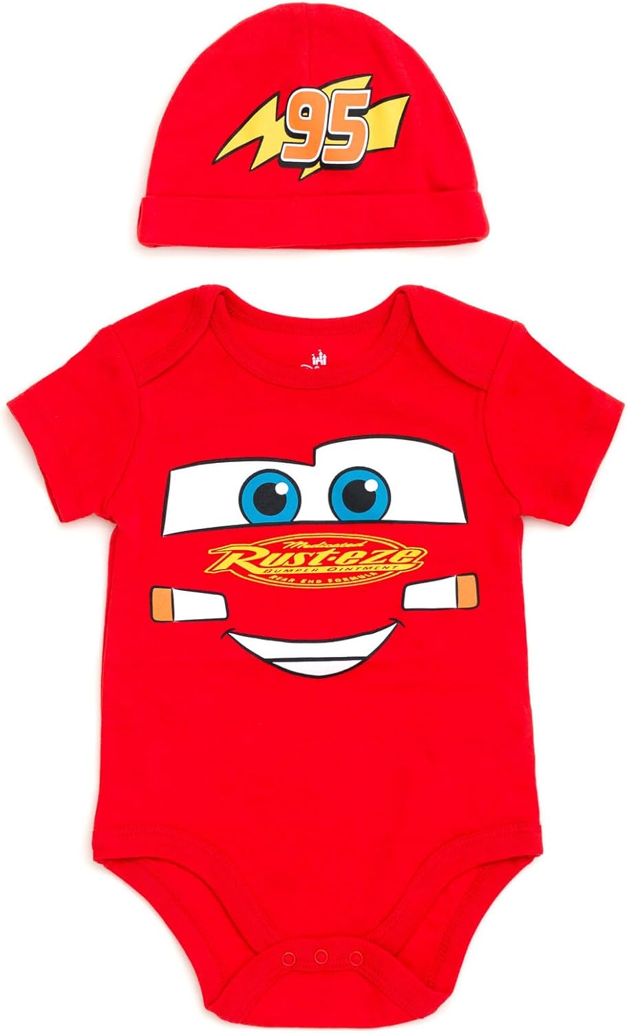 Disney Cosplay Baby Bodysuit & Hat Set Newborn to Infant Sizes Baby 12 Months Li...