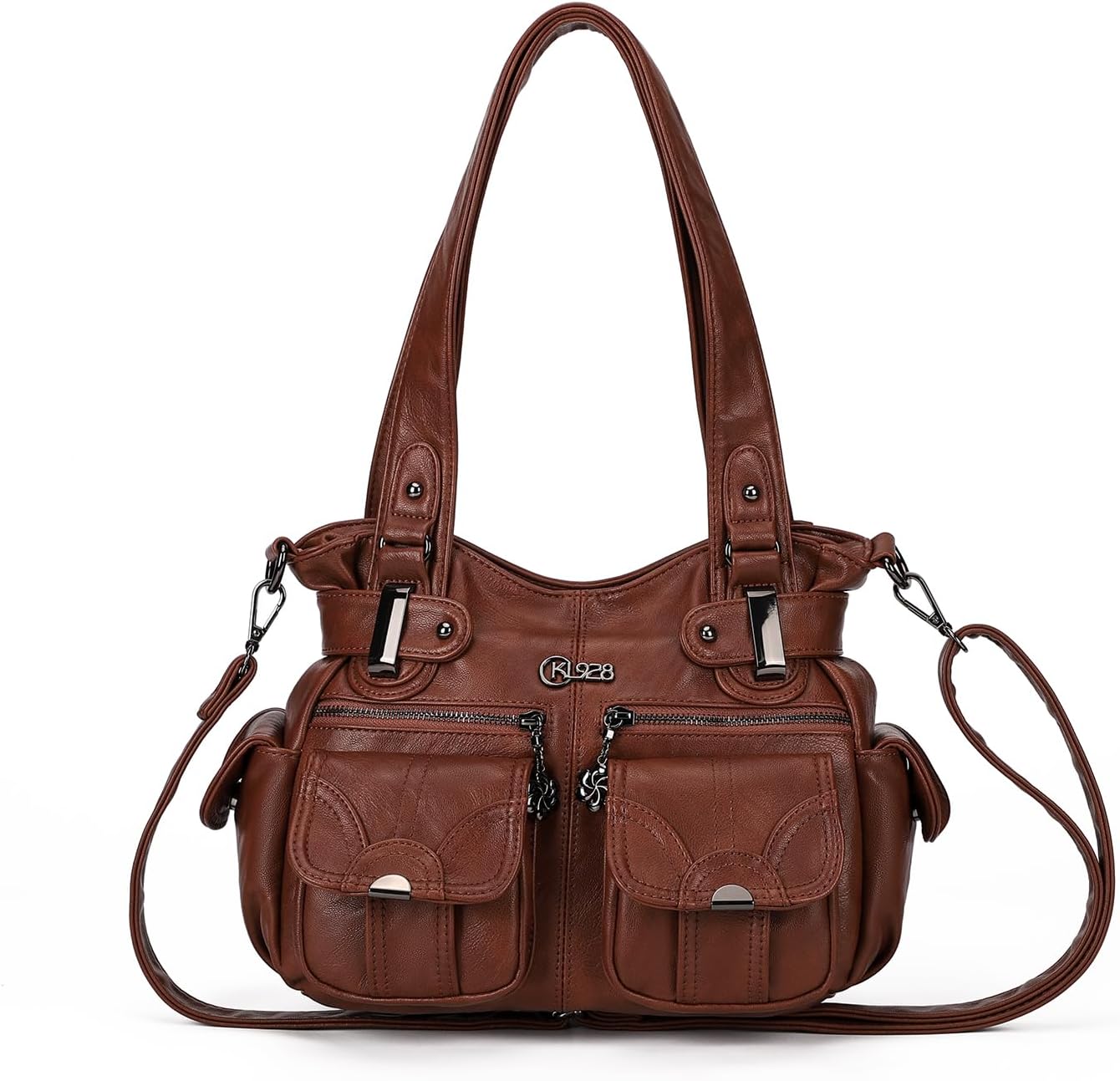 Purses and Handbags for Women Large Hobo Shoulder Bags Soft PU Leather Multi-Poc...