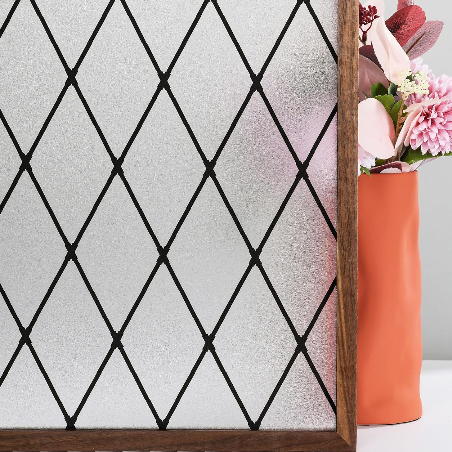 FEOMOS Window Privacy Film, Frosted Glass Window Film, Static Cling Window Tint...