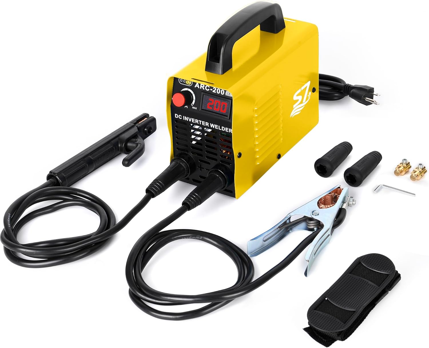 Welding Machine, 110V Plug, 200Amp Power,Beginner Welder With Display LCD Use We...