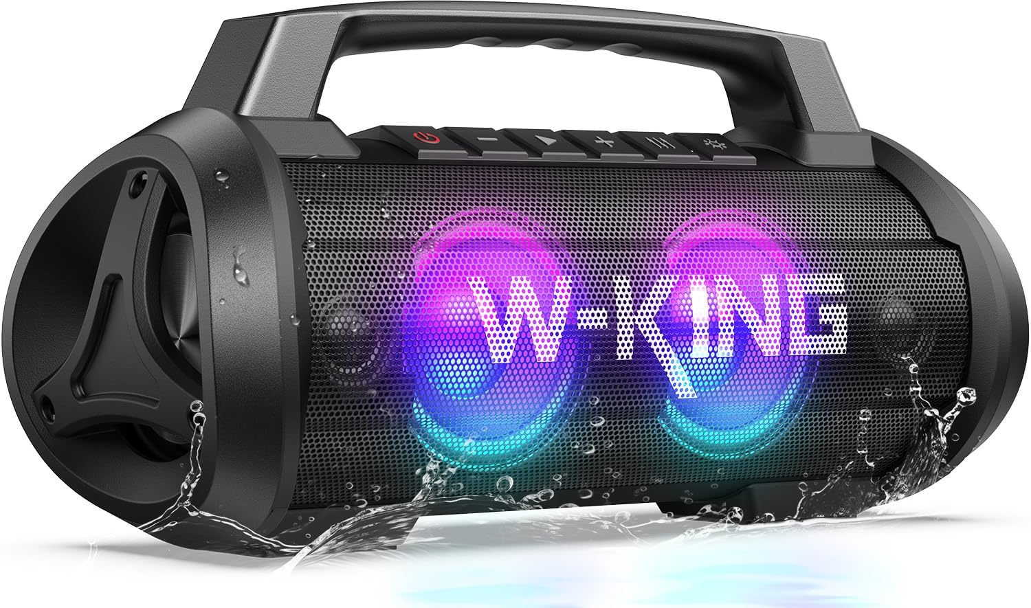 W-KING Portable Loud Bluetooth Speaker Waterproof, 120W Peak 70W Outdoor Speaker...