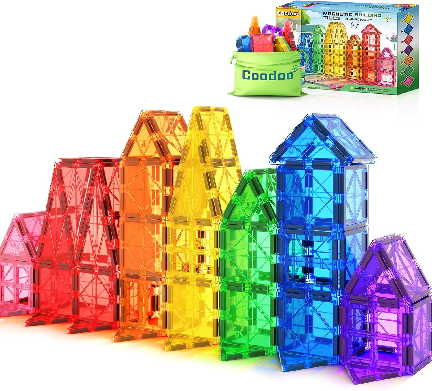 Kids Toys Magnetic Tiles Starter Set Classroom Must Haves, Magnetic Blocks for T...