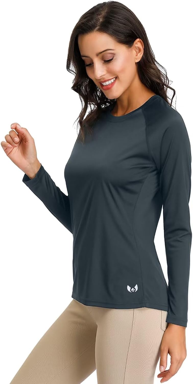 Corna Women's Workout Shirt UPF 50+ Swim Sun Shirts Long Sleeve Rash Guard Golf...