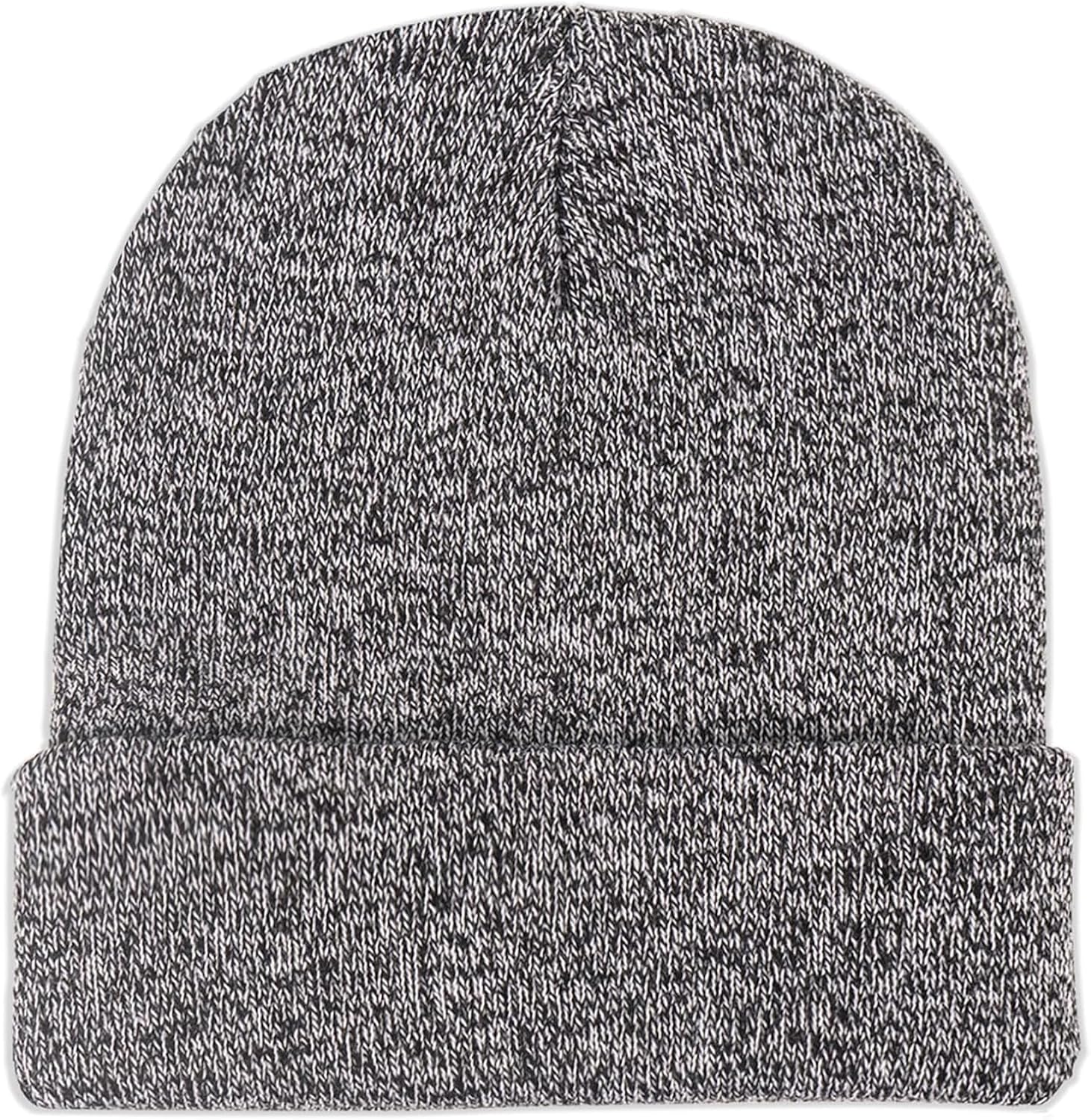 Rosoz 1 & 2 Packs Beanie for Men Women Winter Hats Reversible Soft Warm Cuffed B...