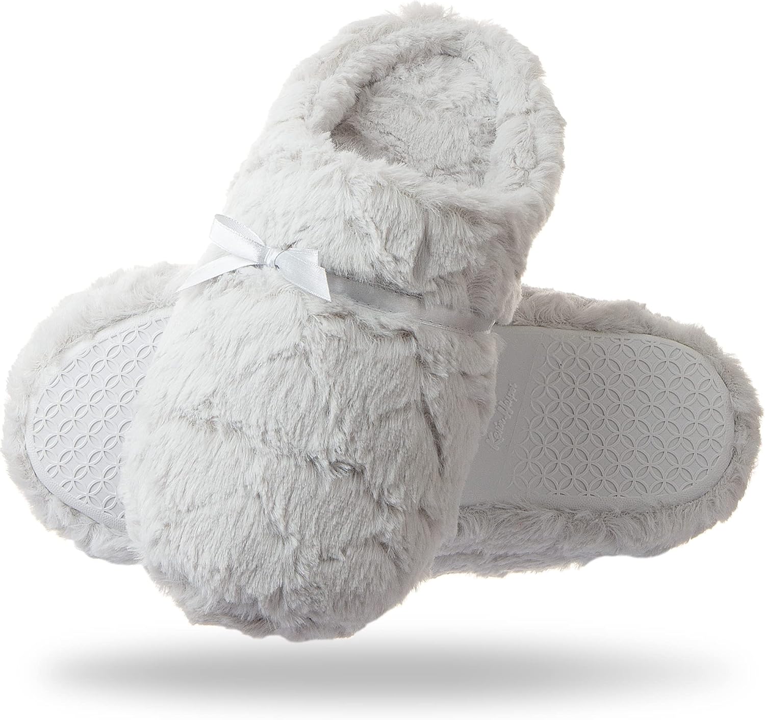 Tofern Women’s Soft Flannel Memory Foam Slippers Fluffy Ultra Soft Slippers Comf...